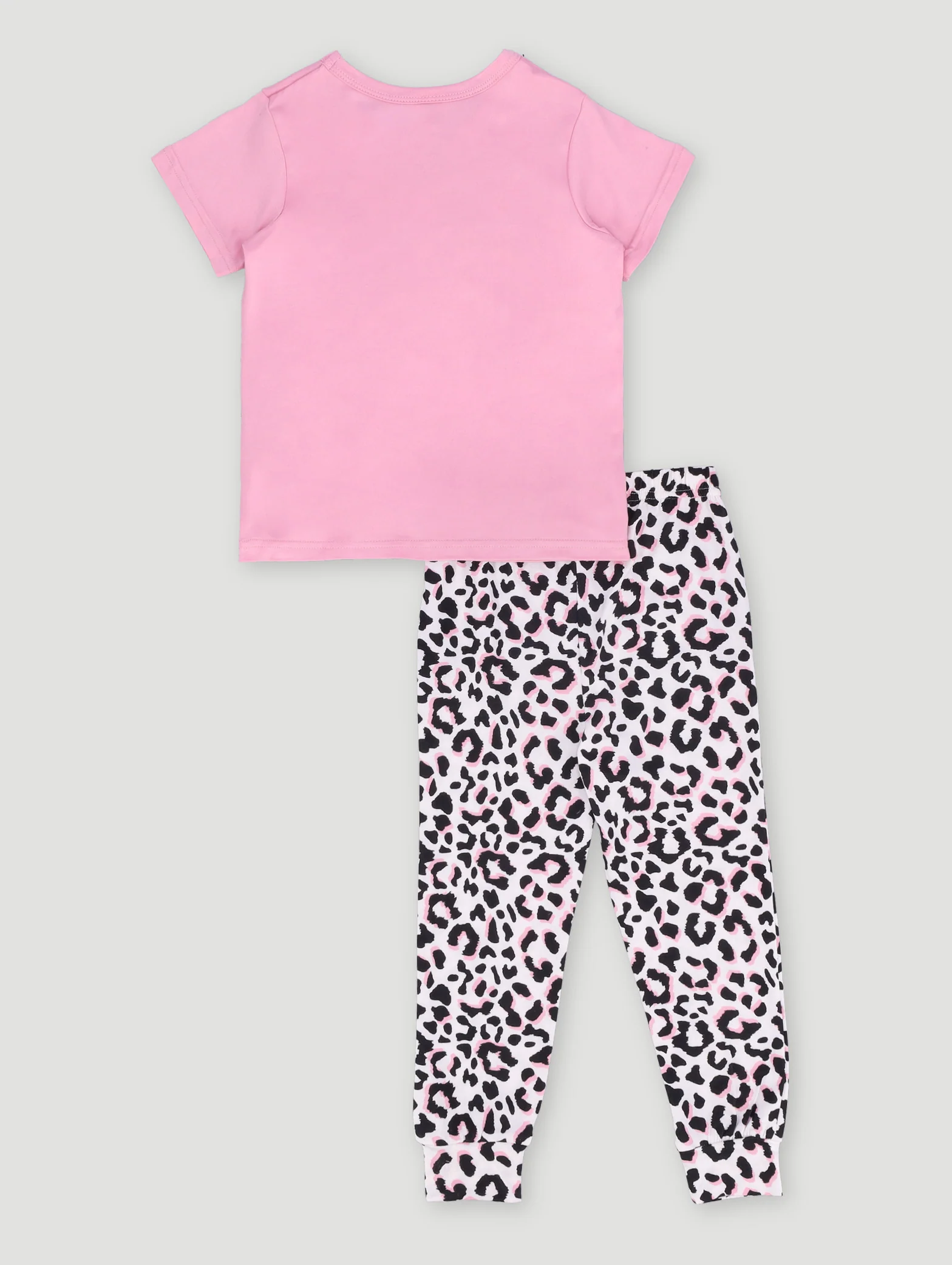 Pre-Girls Spots Print Sleep Bottoms - Pink - Image 2