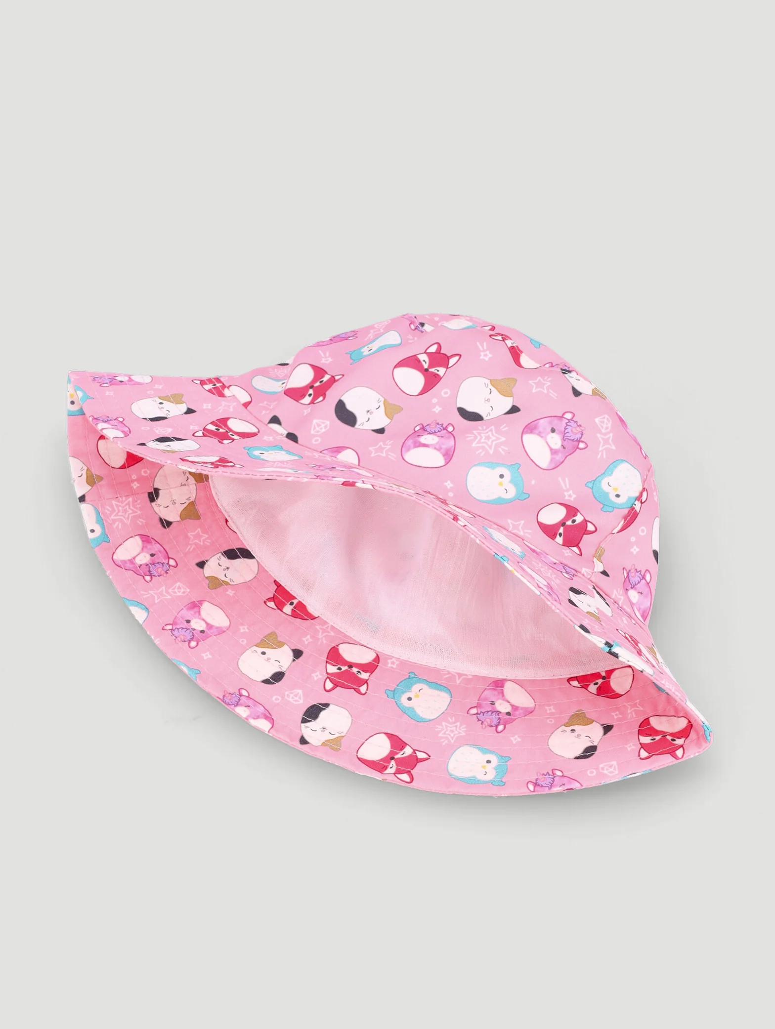 Pre-Girls Squishmallow Bucket Hat - Pink - Image 2