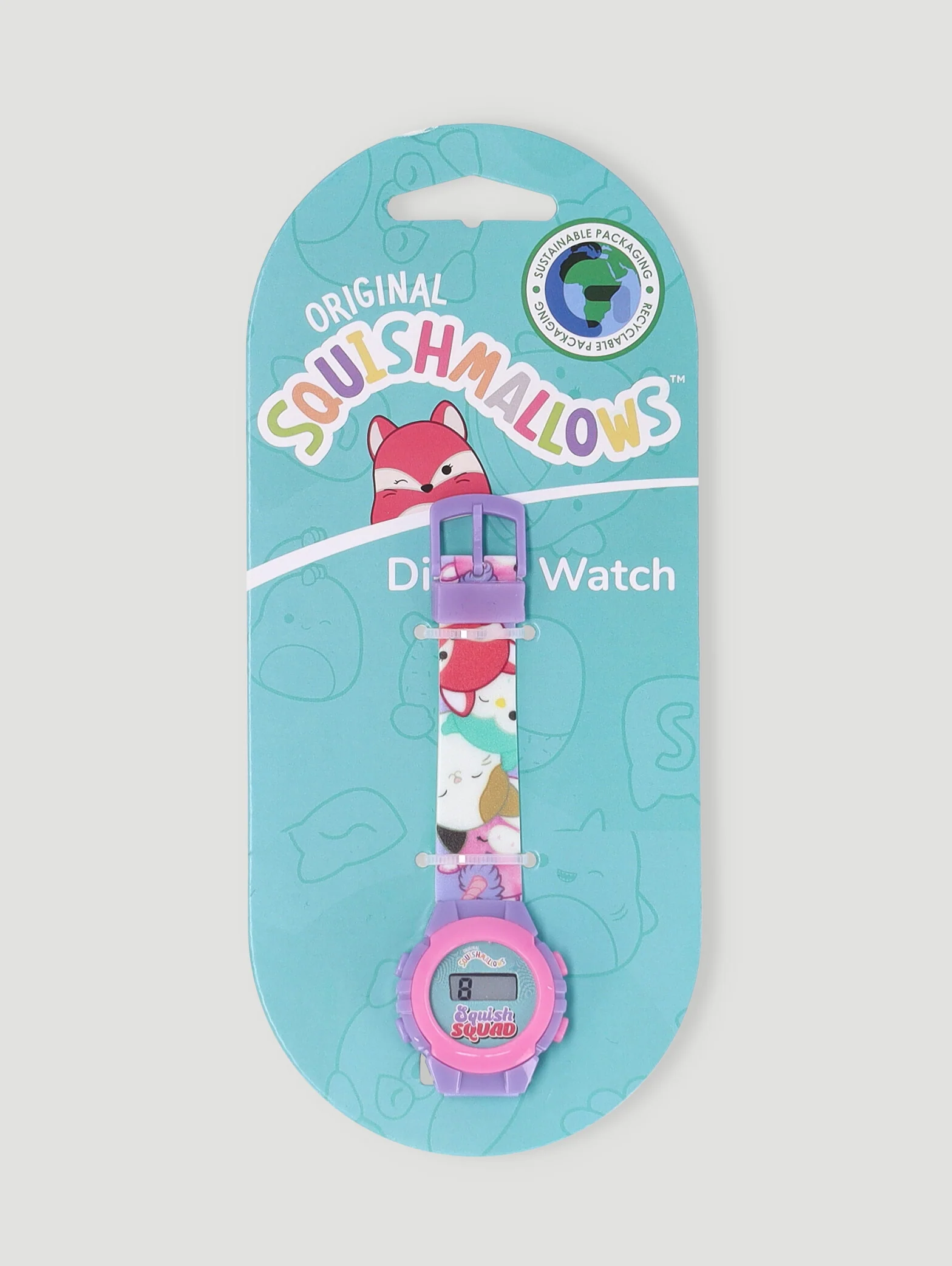 Pre-Girls Squishmallow Digi Watch - Lilac - Image 2