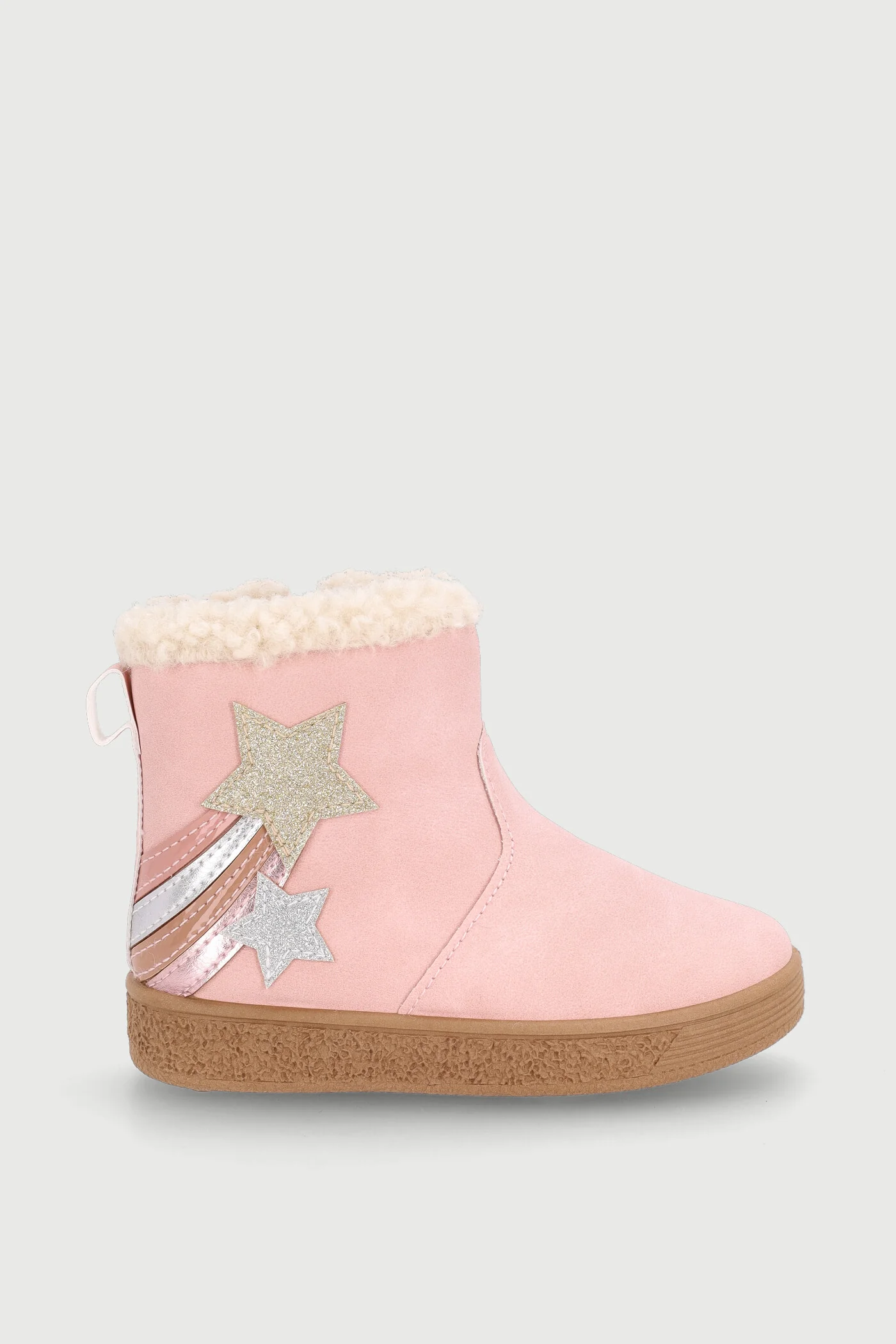 Pre-Girls Star Applique Boot - Dusty Pink - Image 2