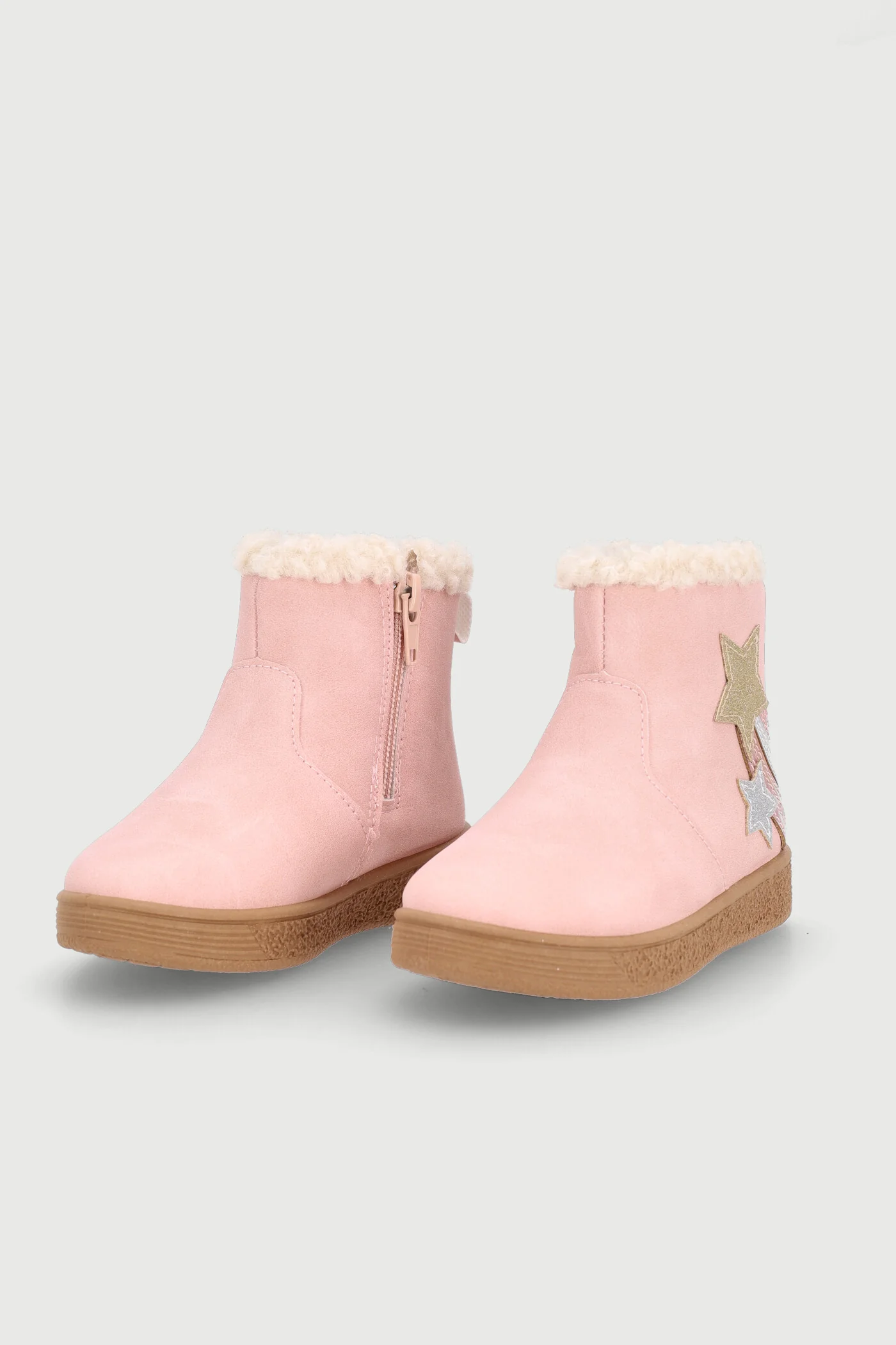 Pre-Girls Star Applique Boot - Dusty Pink - Image 4