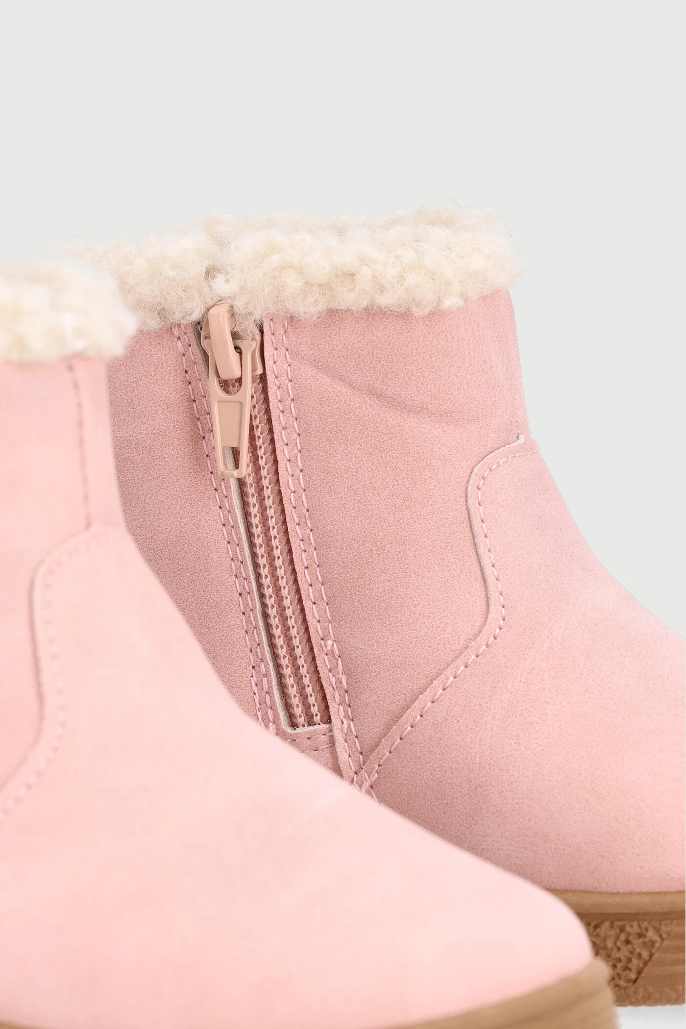 Pre-Girls Star Applique Boot - Dusty Pink - Image 5