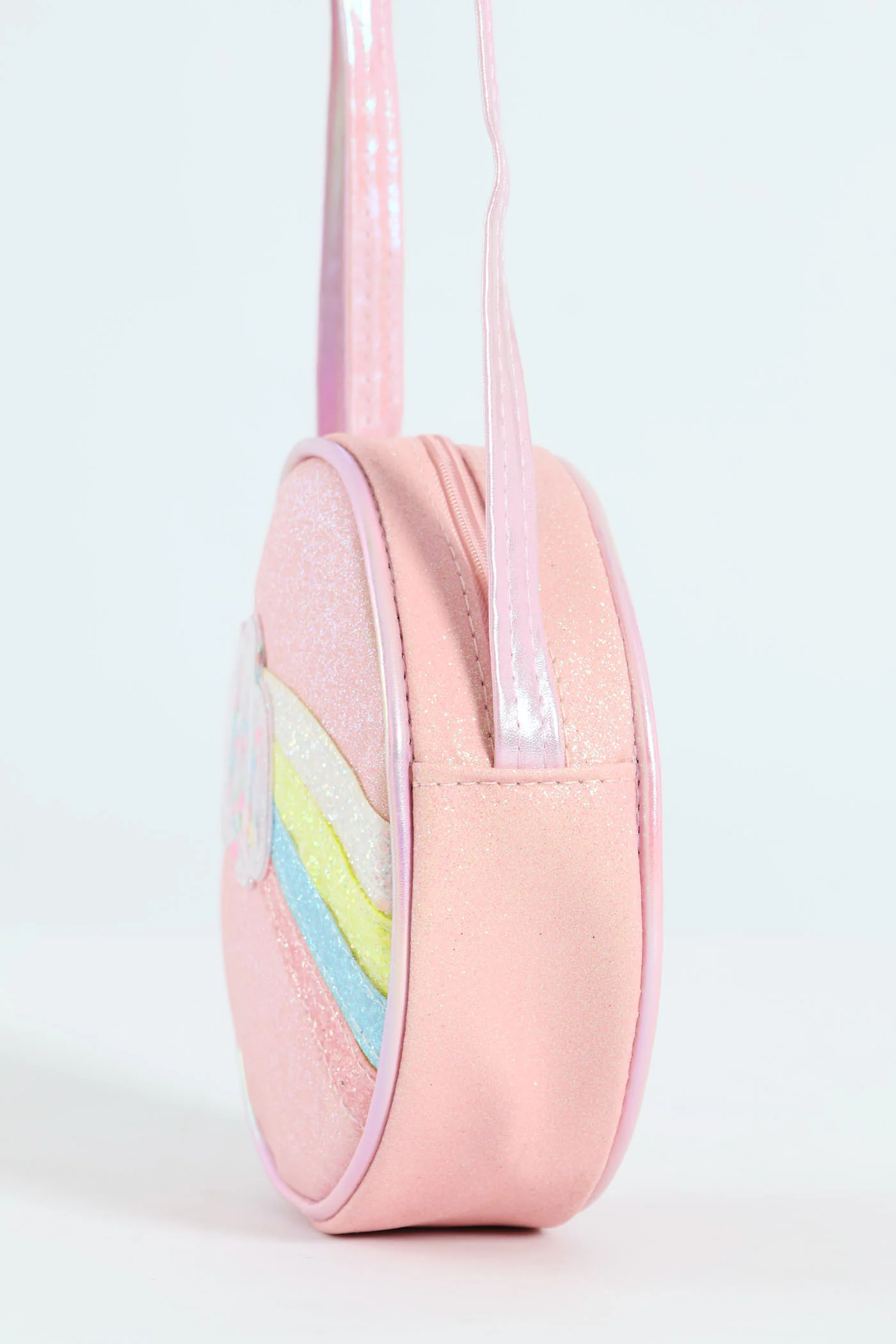 Pre-Girls Star Glitter Slingbag - Pink - Image 2