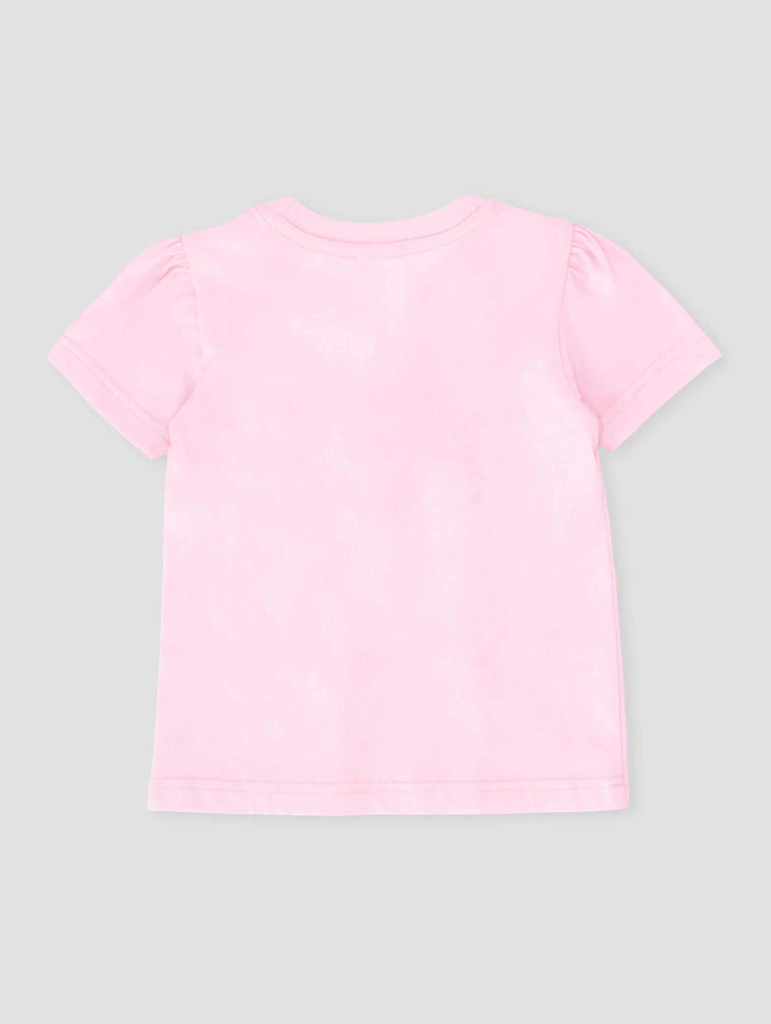 Pre-Girls Starfish Shoulder Frill Tee - Pink - Image 2