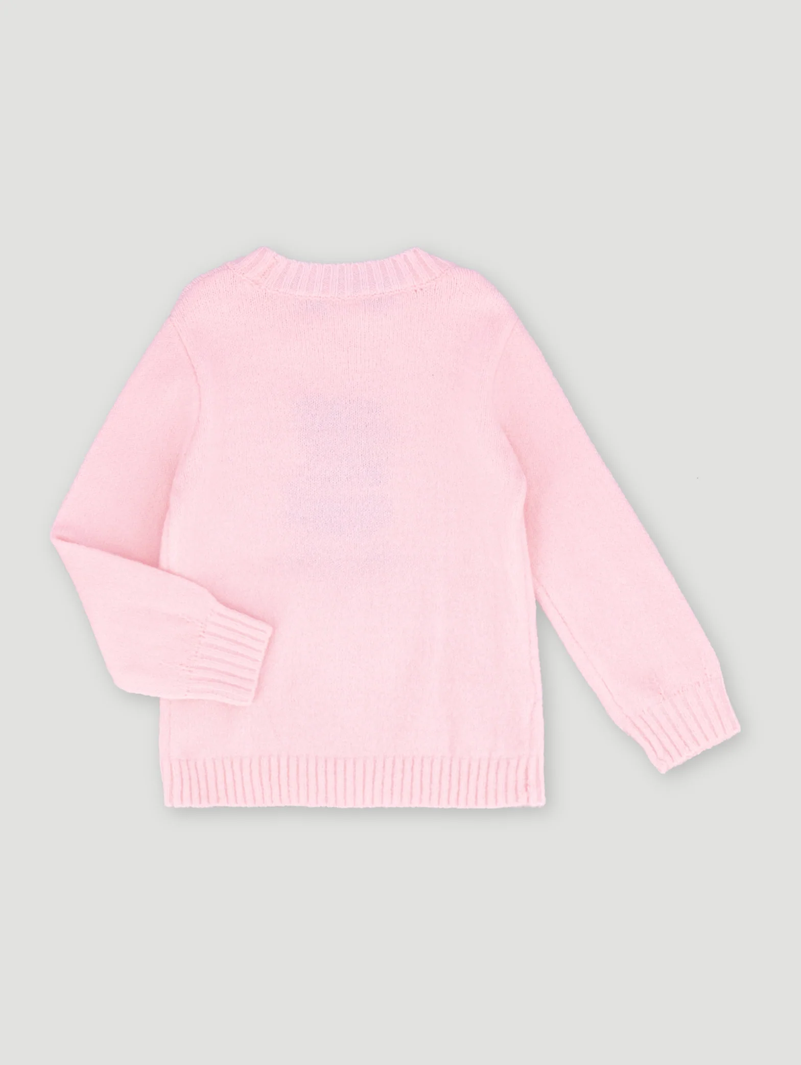 Pre-Girls Tulle Easter Bunny Knitwear - Pink - Image 2