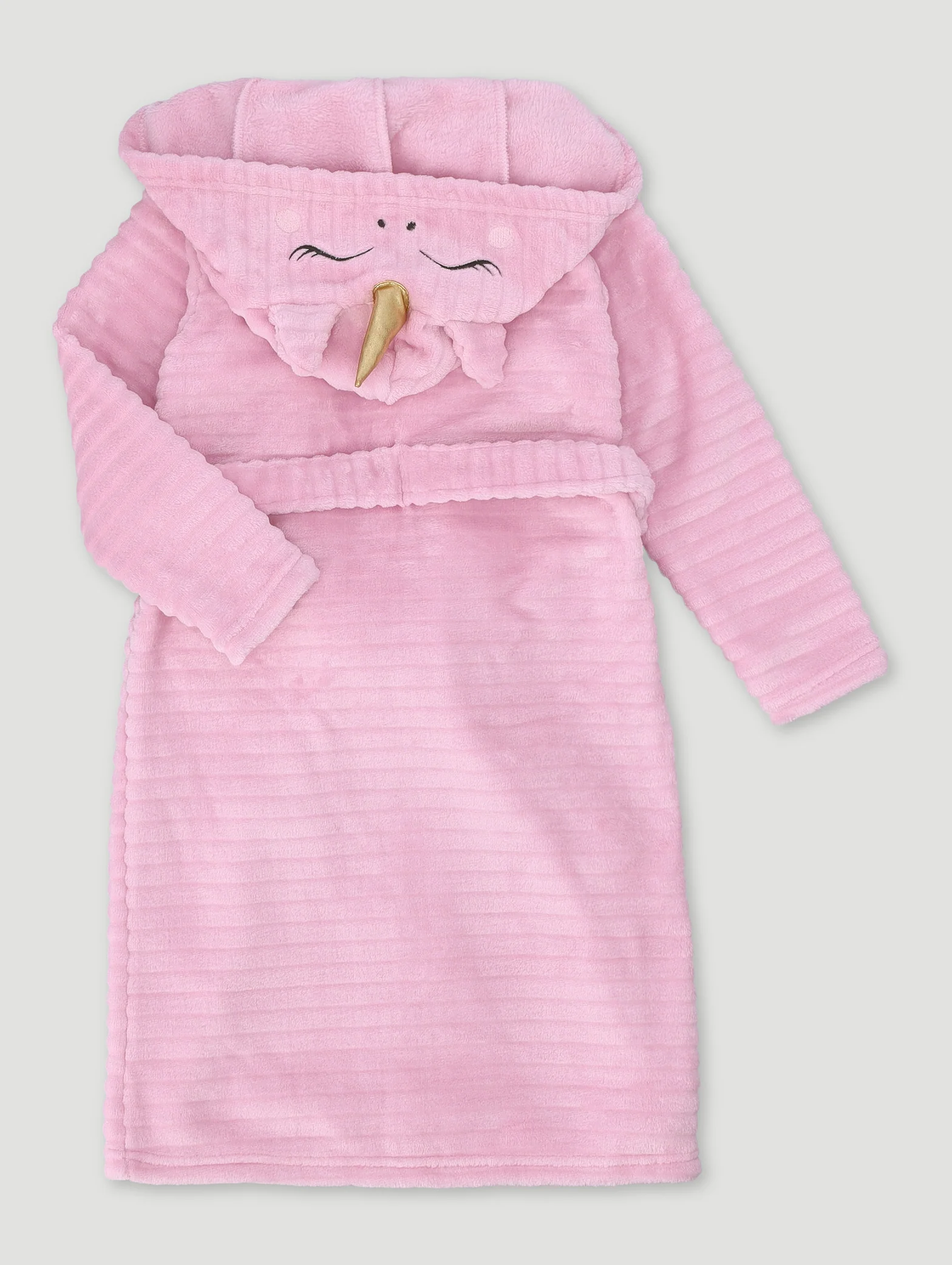 Pre-Girls Unicorn Embossed Gown - Pink - Image 2