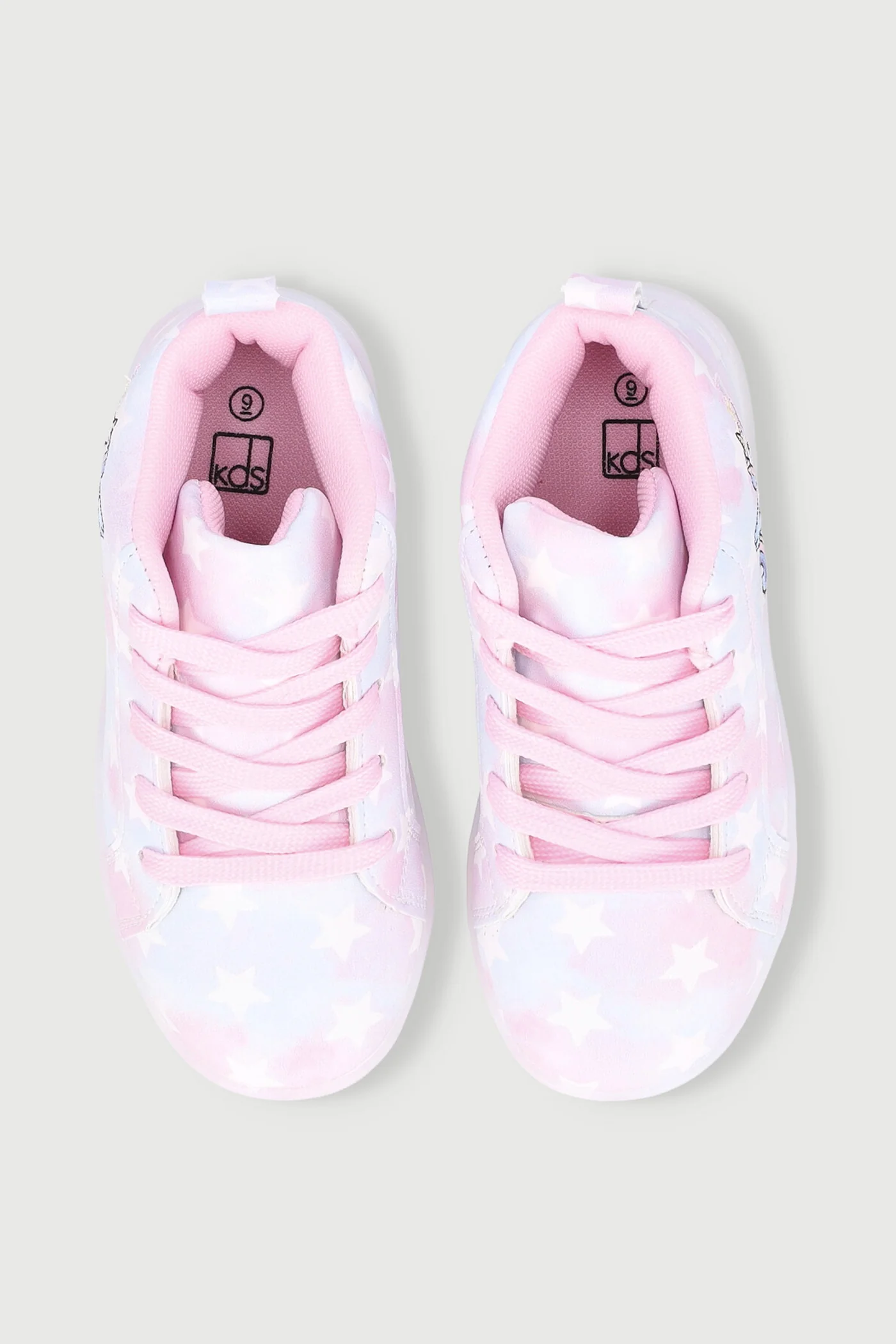Pre-Girls Unicorn Light Up Hitop Sneaker - Multi - Image 5
