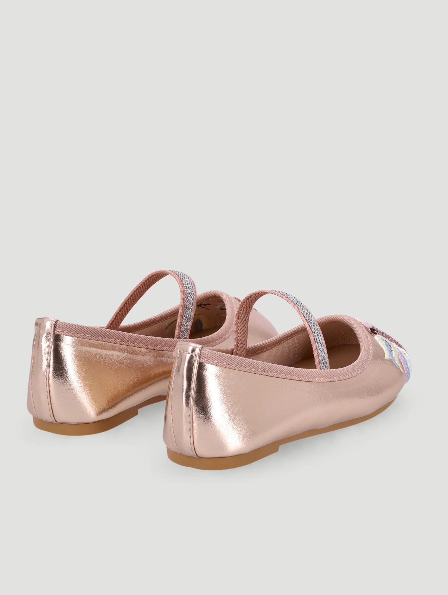 Pre-Girls Unicorn Pump - Rose Gold - Image 5