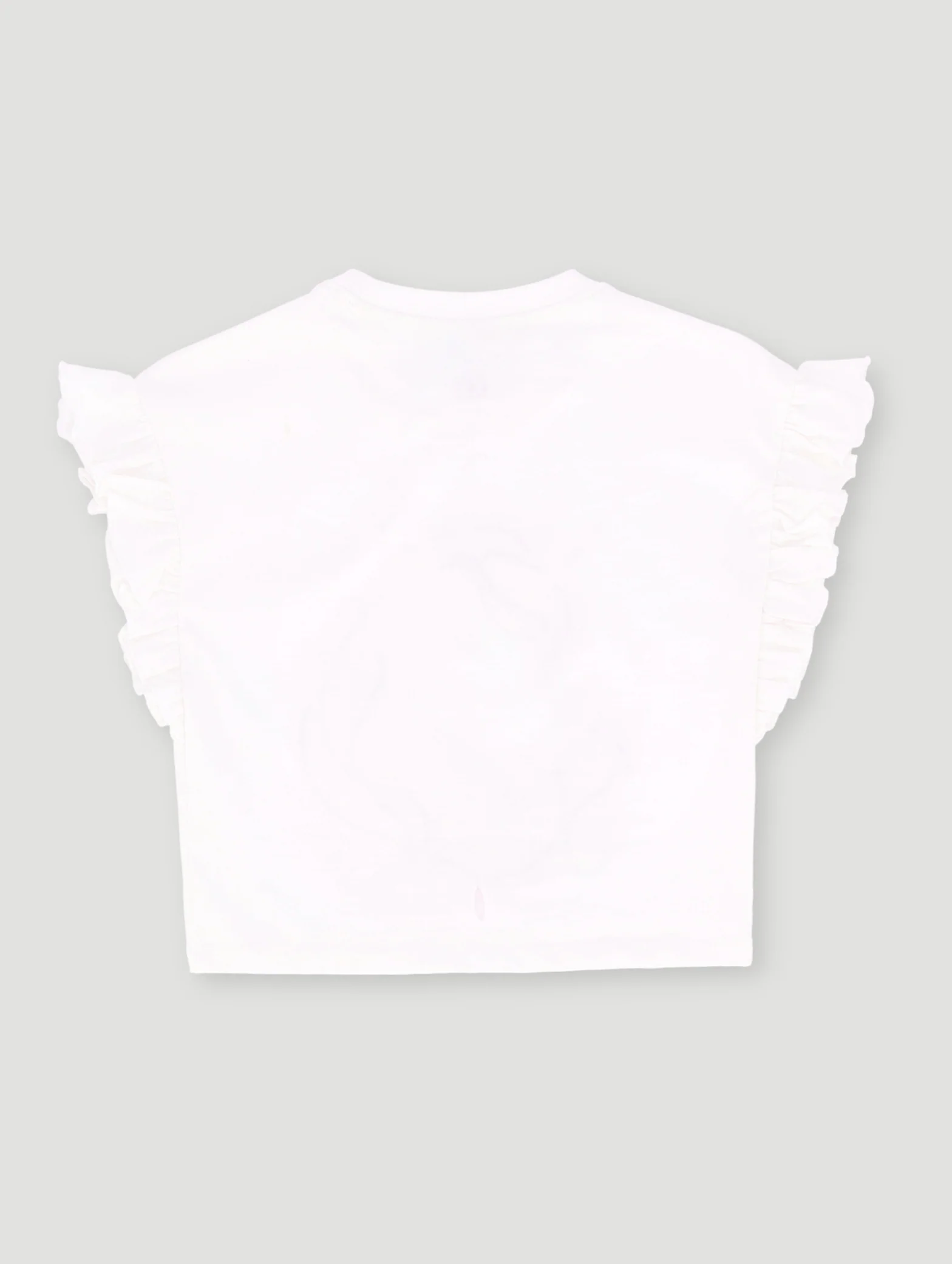 Pre- Girls Unicorn Sequins Tee - White - Image 3