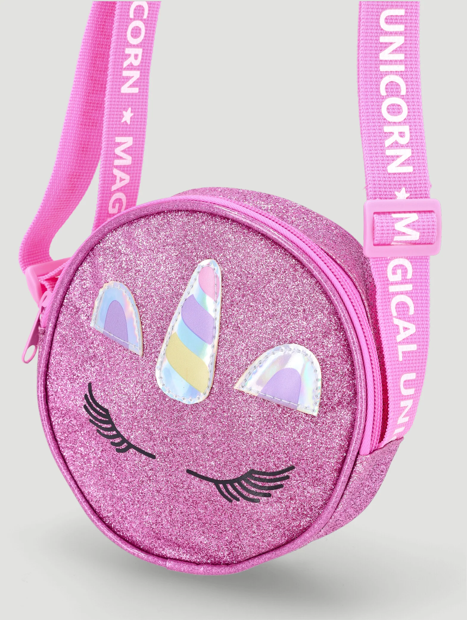 Pre-Girls Unicorn Sling Bag - Pink - Image 4