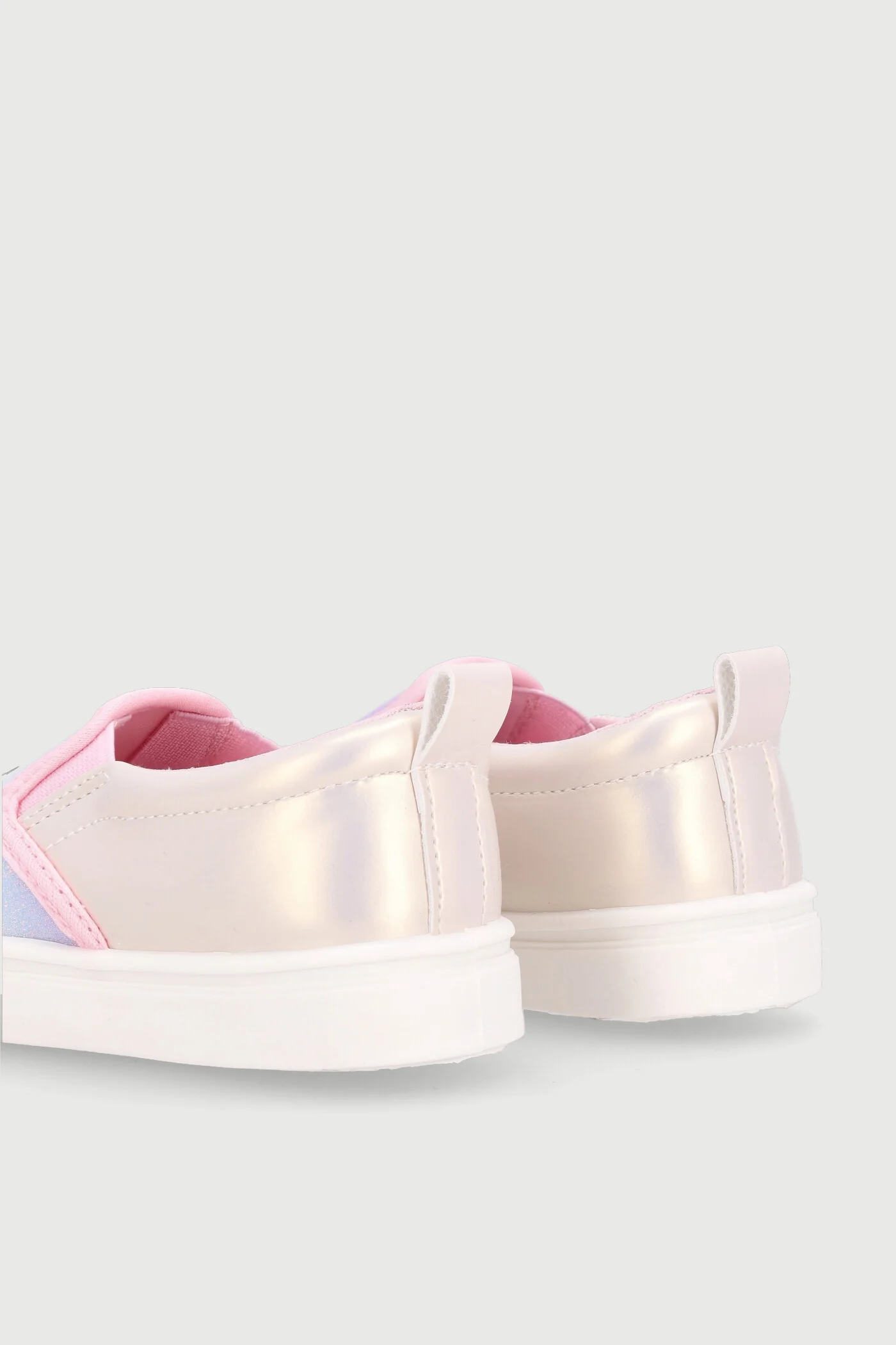 Pre-Girls Unicorn Slip On Sneaker - White - Image 6