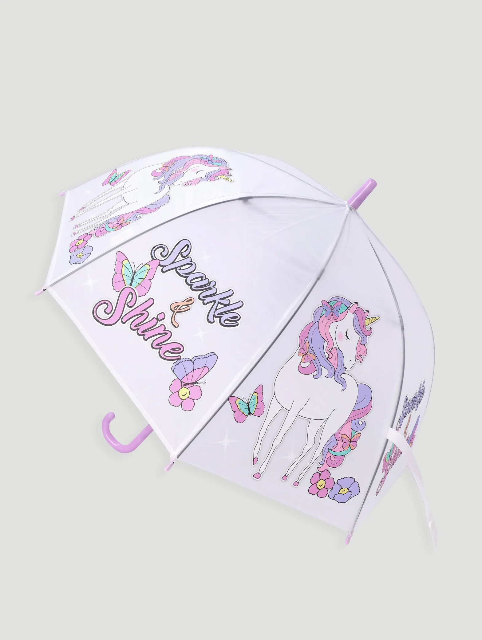 Pre-Girls Unicorn Umbrella - Multi - Image 2