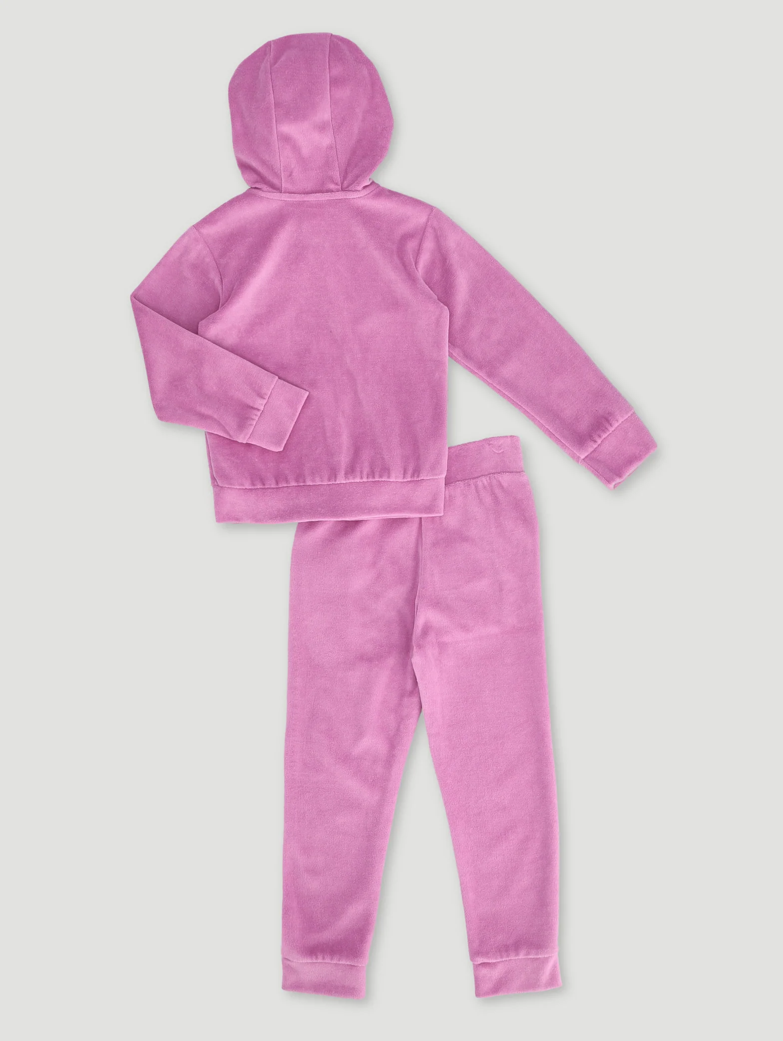 Pre-Girls Velour Tracksuit Set - Mauve - Image 2