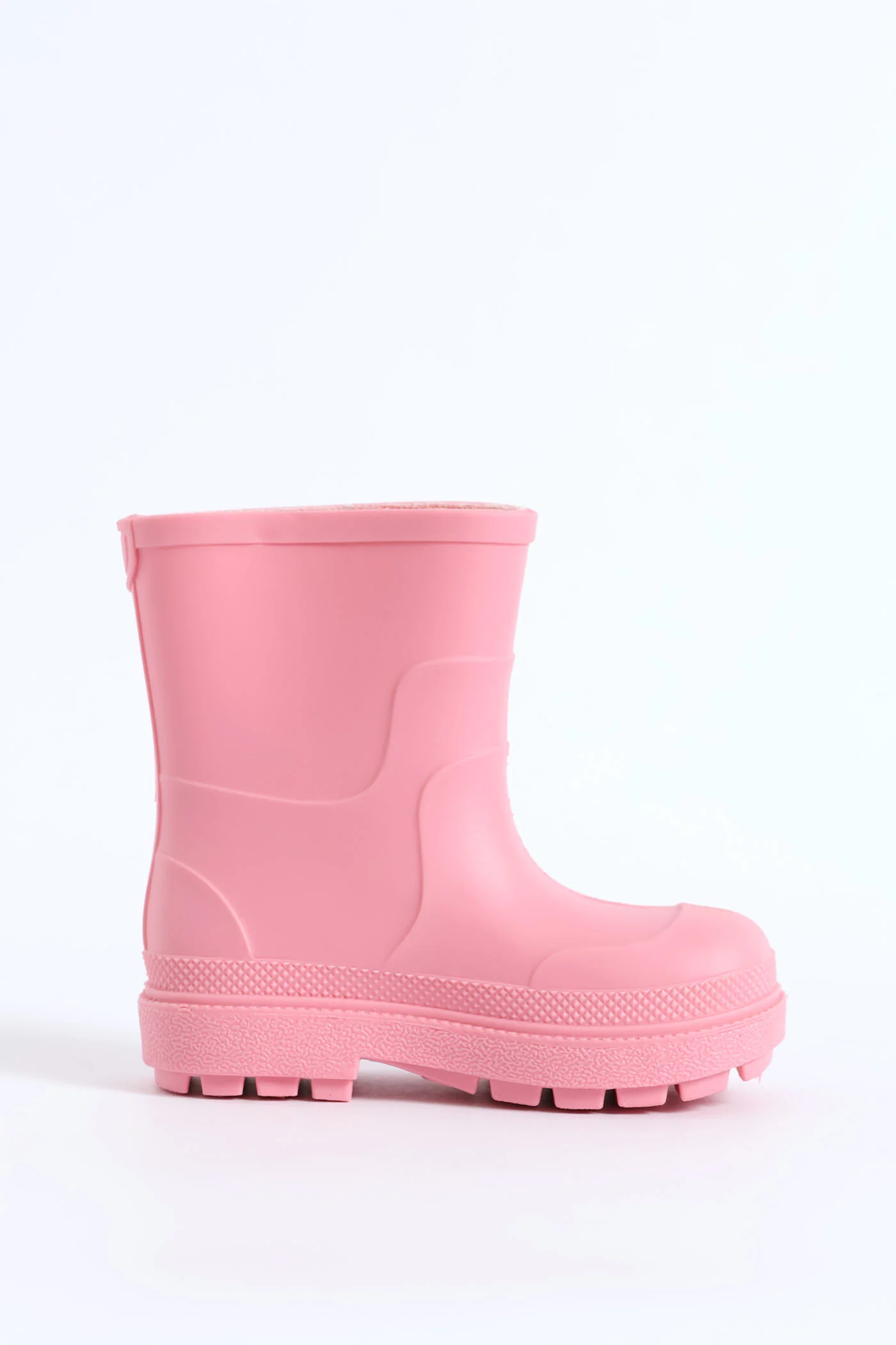 Pre-Girls Wellington Boots With Trim - Pink - Image 5