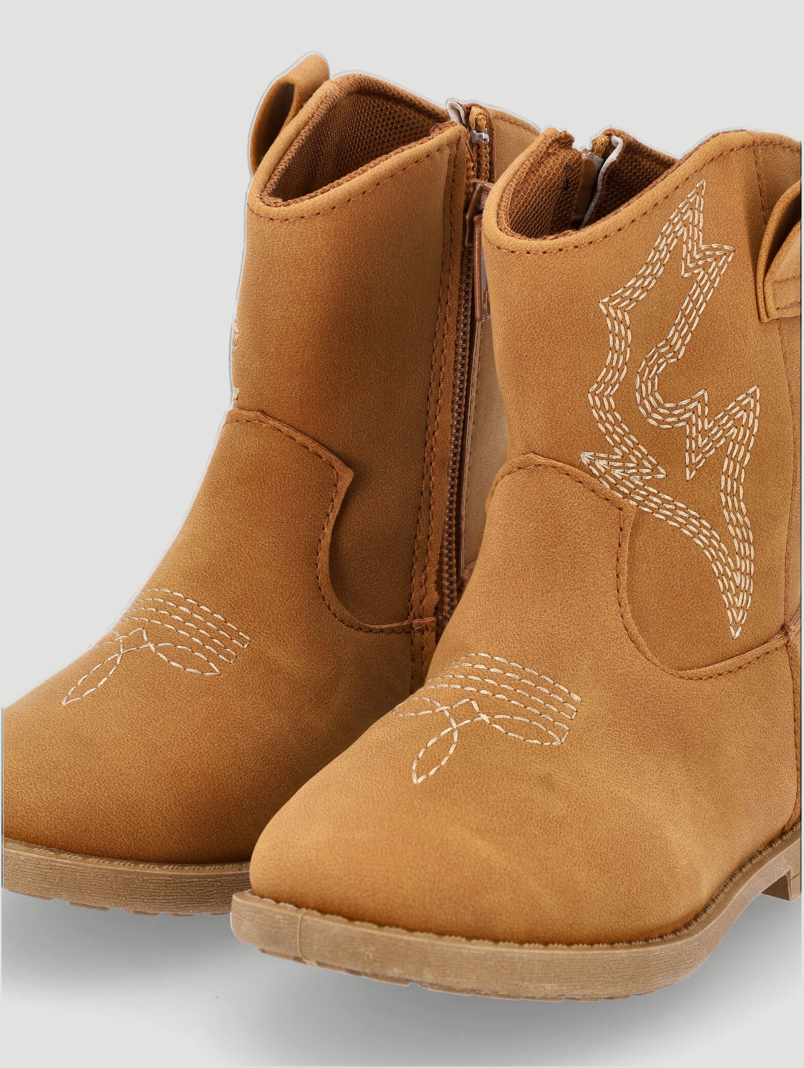 Pre-Girls Western Boot - Tan - Image 2