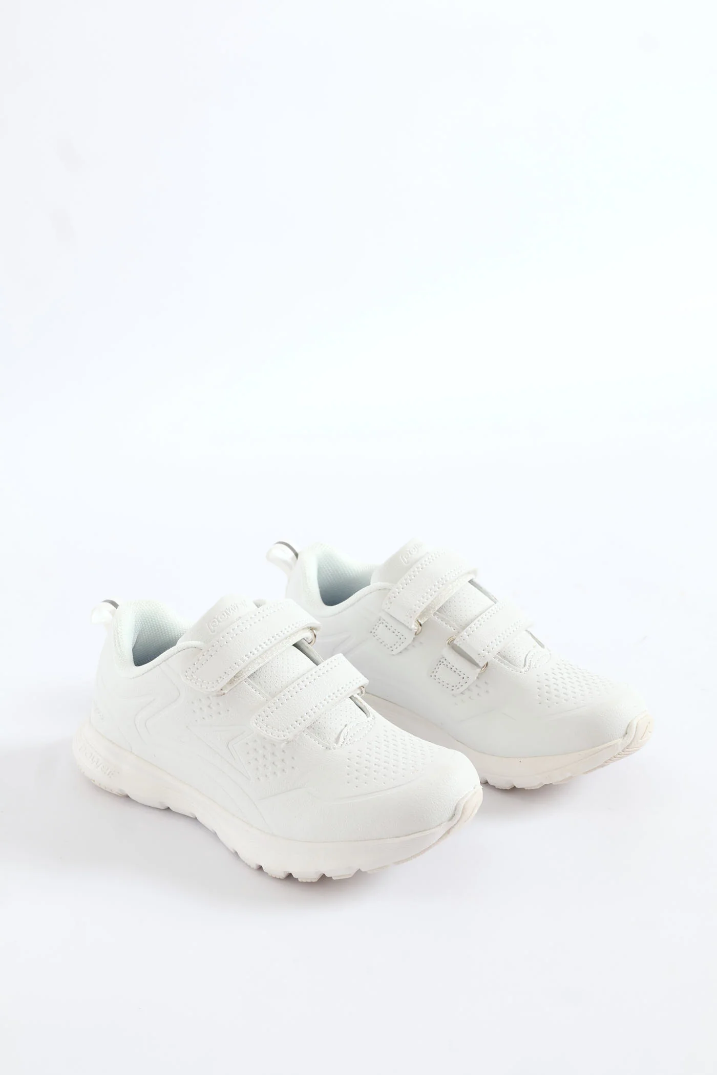Pre-Kids Back To School Velcro Trainer - White - Image 2