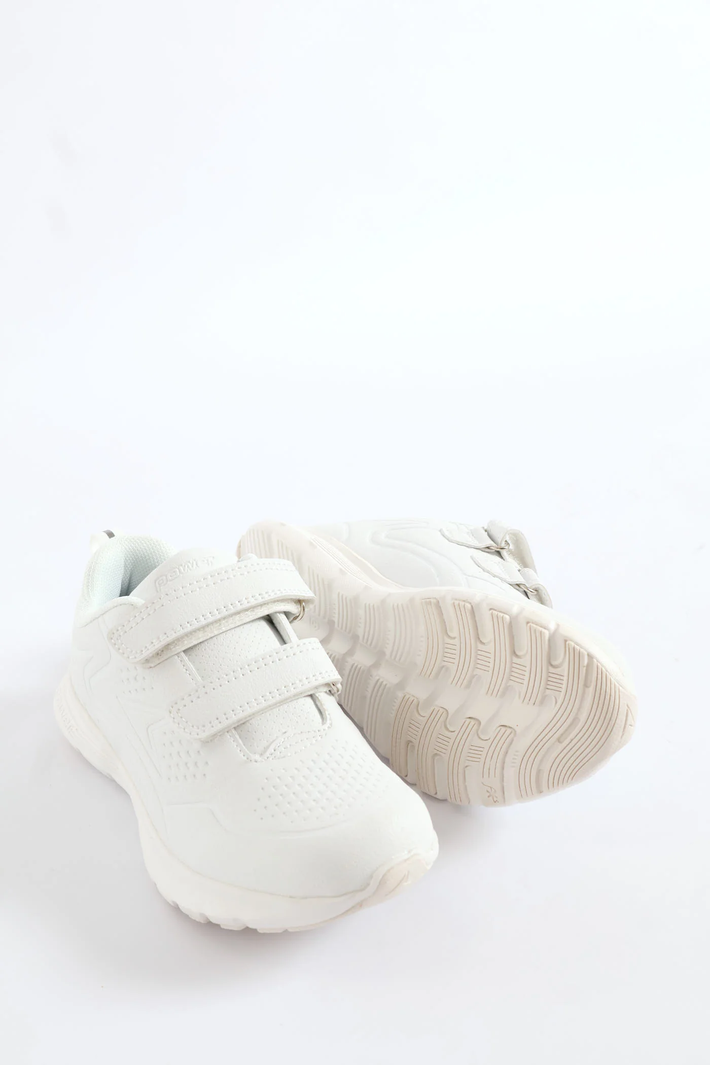 Pre-Kids Back To School Velcro Trainer - White - Image 5