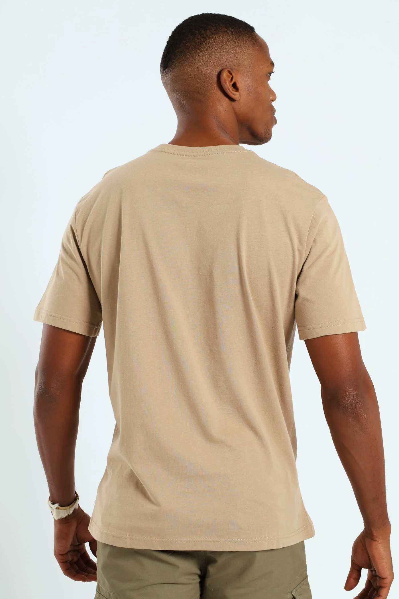 Premium Essentials Puff Chest Tee - Taupe - Image 3