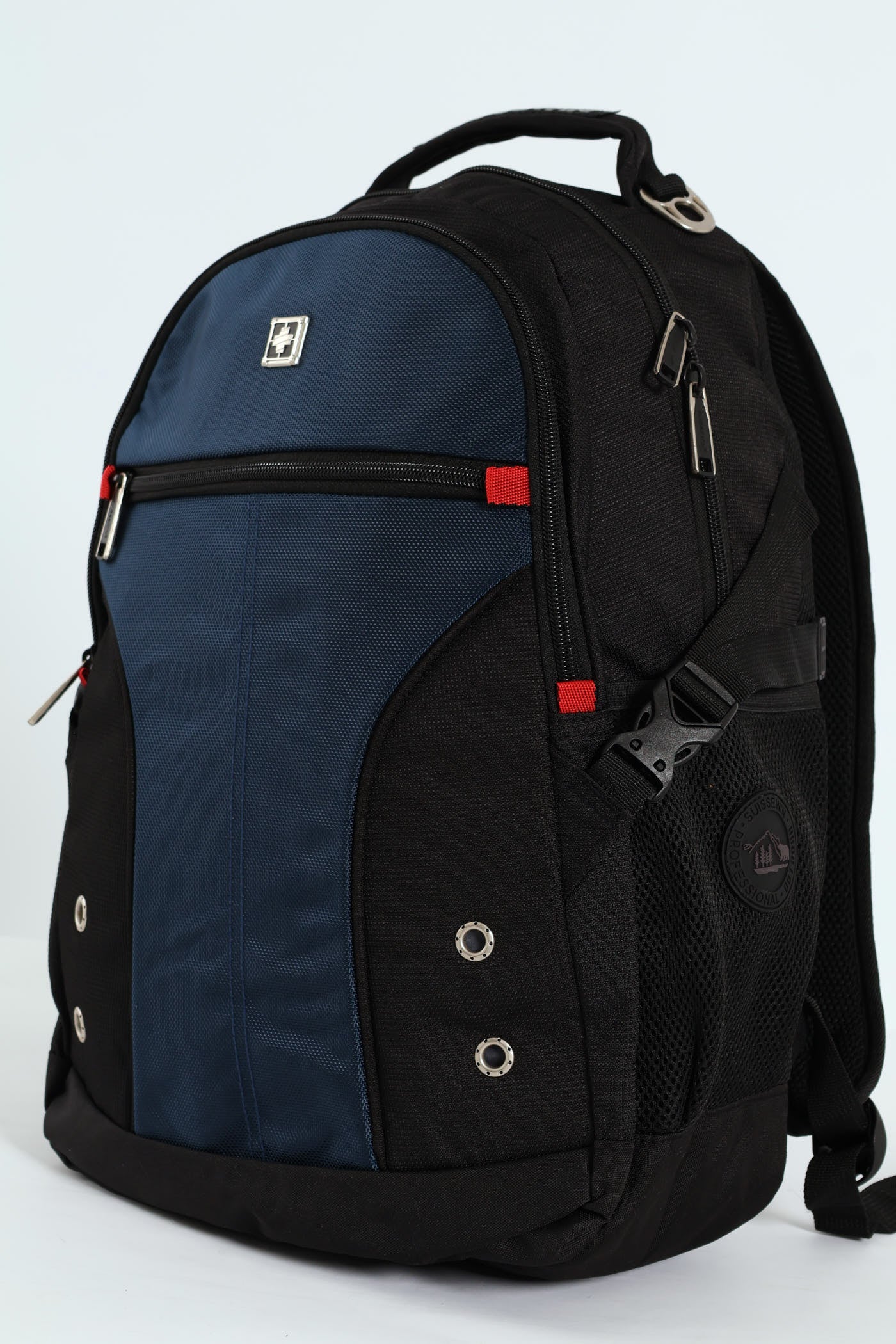 Press Stud Backpack - Black - Image 3