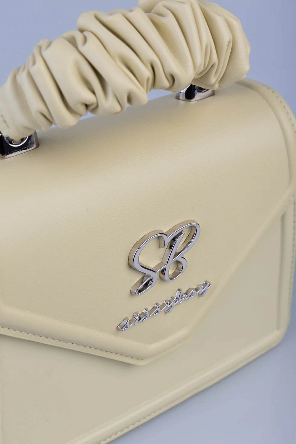 Primrose Mini Bag With Pompom Strap - Butter Yellow - Image 5