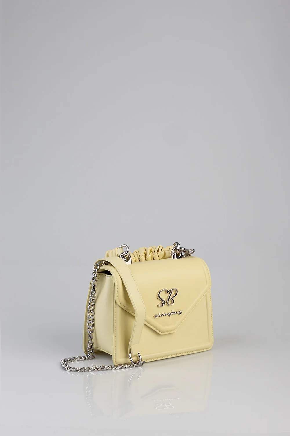 Primrose Mini Bag With Pompom Strap - Butter Yellow - Image 7