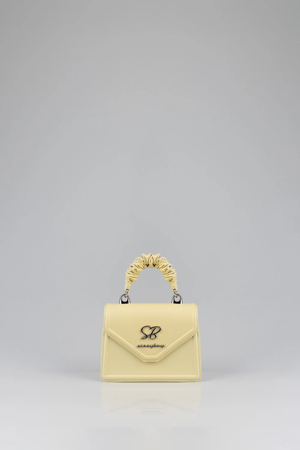 Primrose Mini Bag With Pompom Strap - Butter Yellow - Image 8