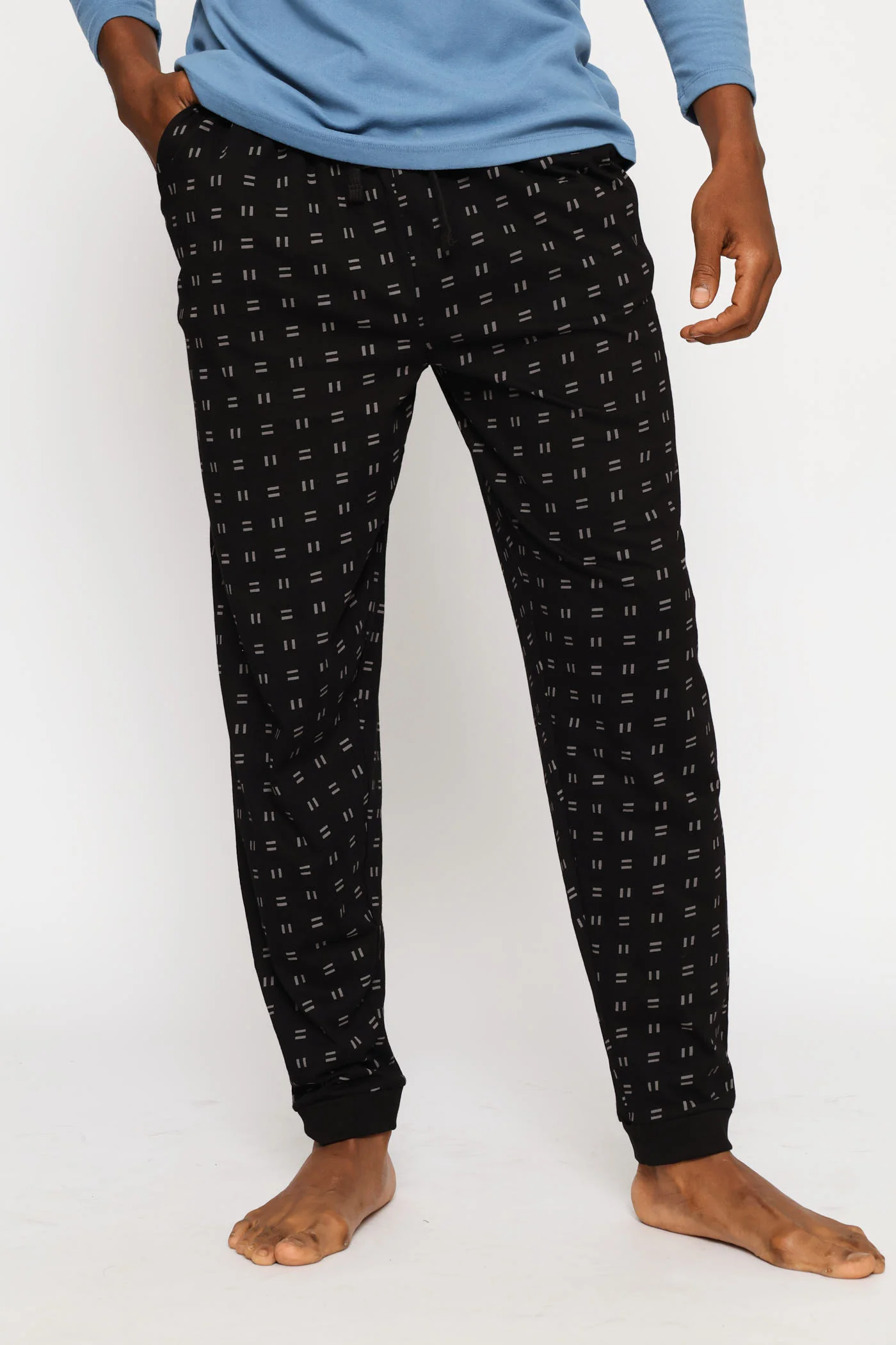Print Jogger - Black/Grey - Image 2