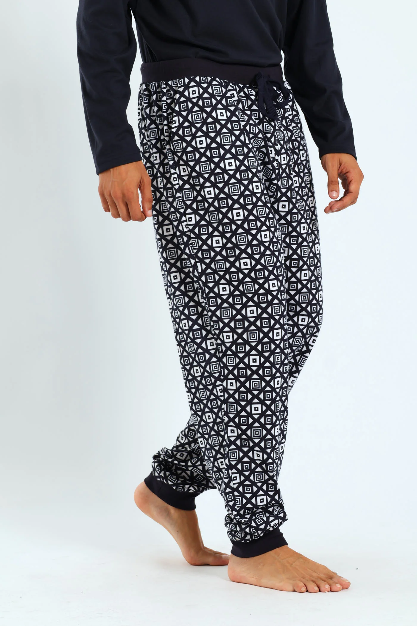 Print Jogger - Navy - Image 2