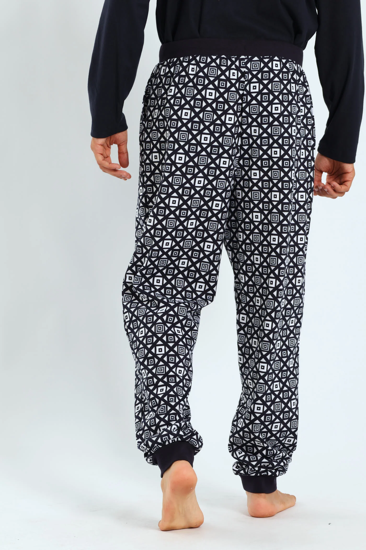 Print Jogger - Navy - Image 3