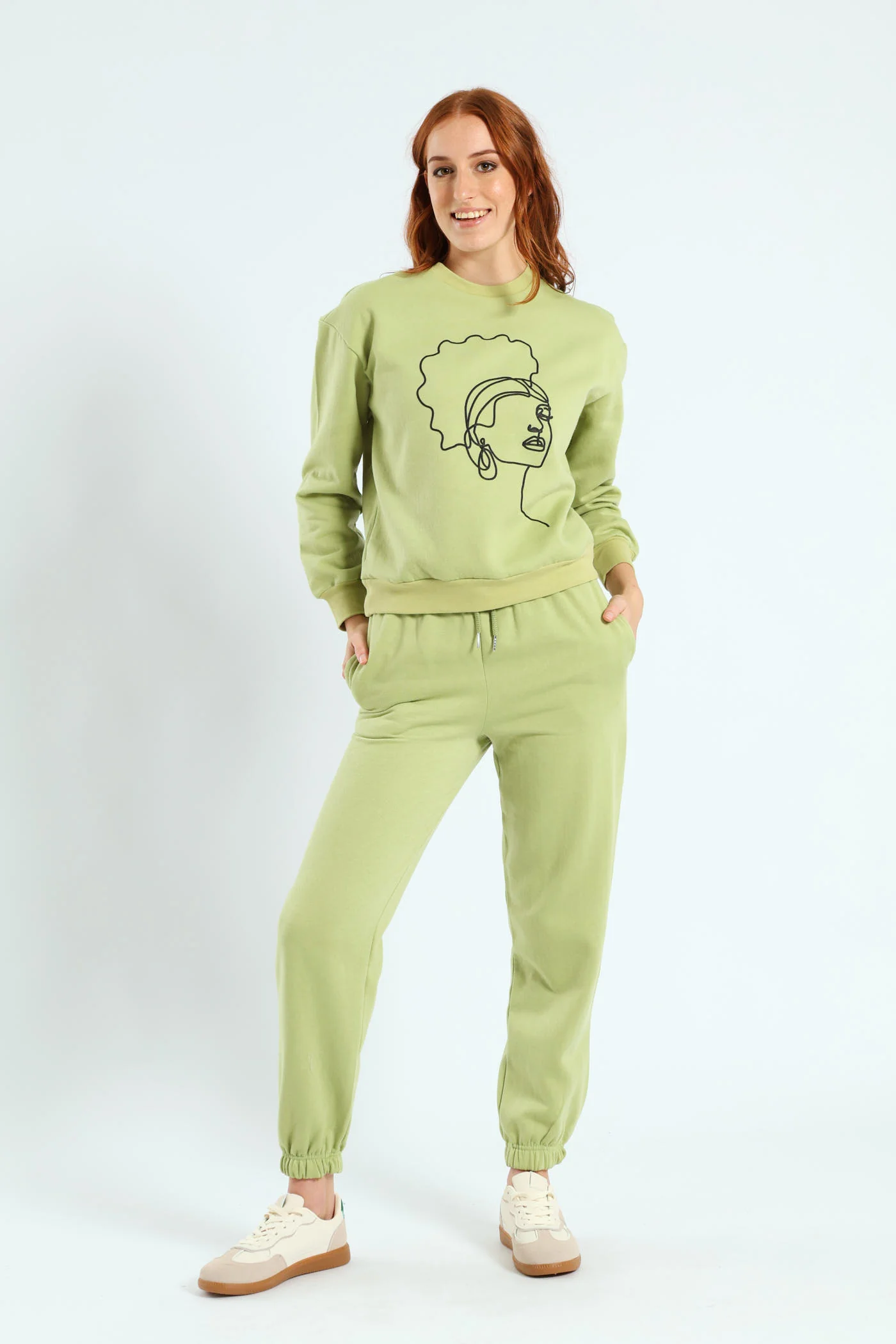 Print Screen Pullover - Matcha - Image 2