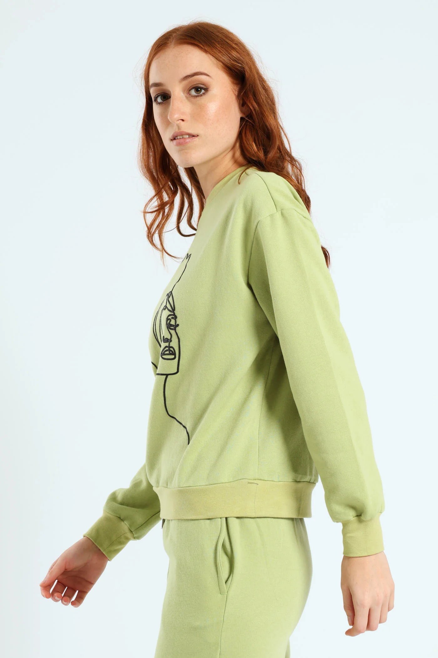 Print Screen Pullover - Matcha - Image 3