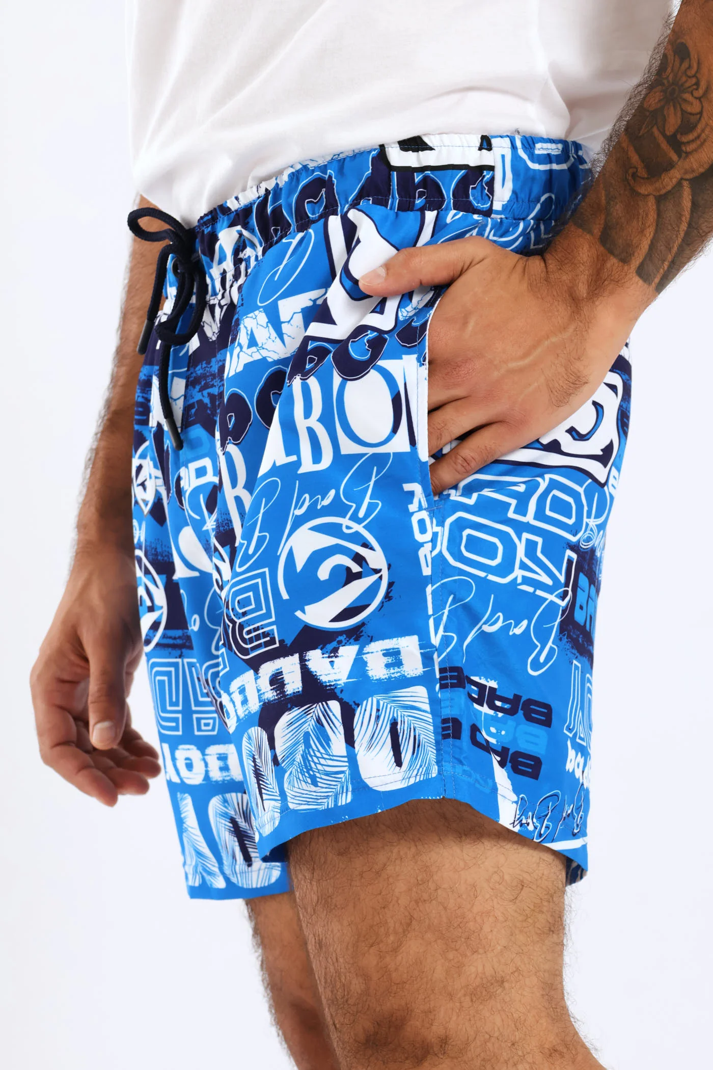 Printed Boardshort - Blue - Image 2