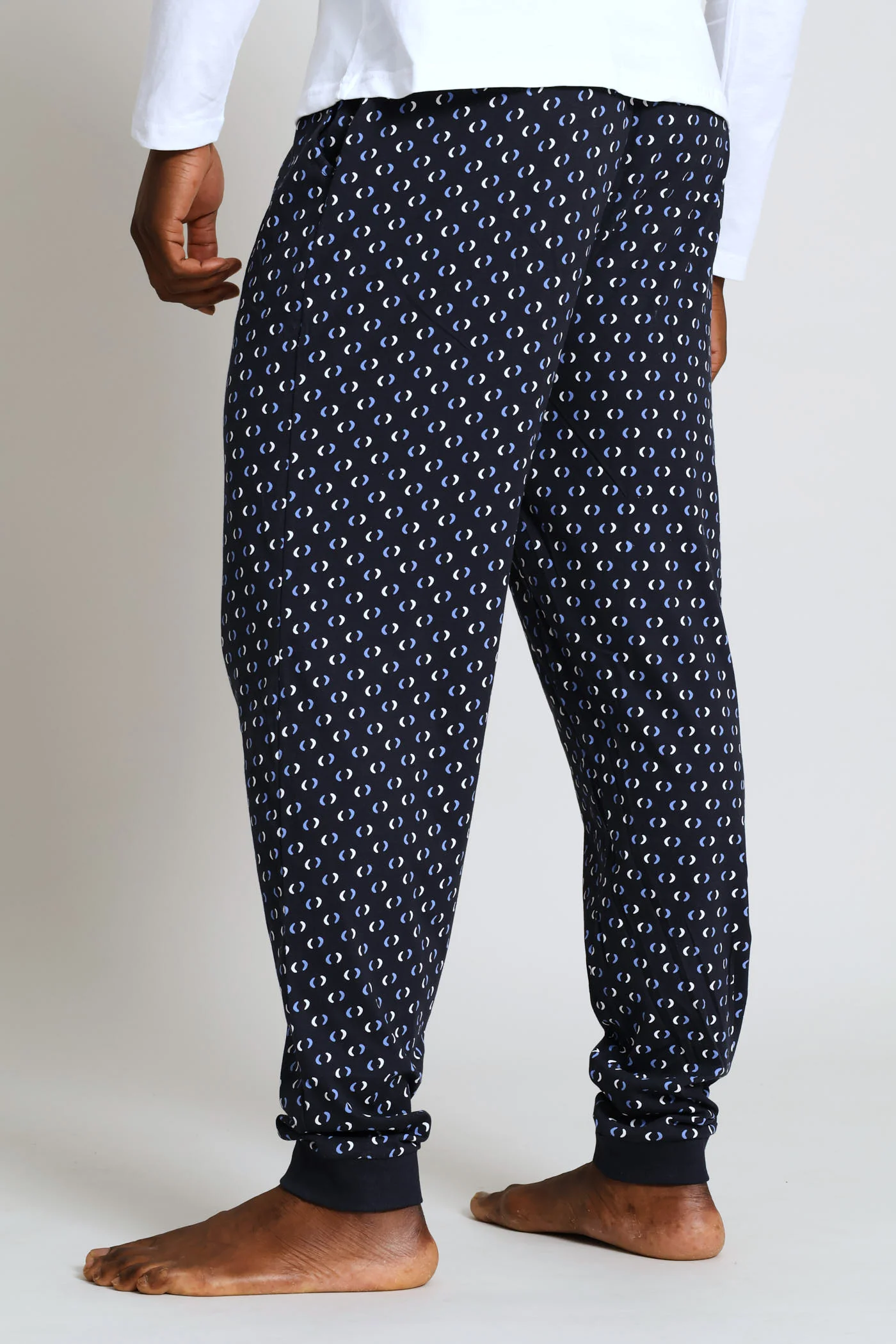Printed Jogger - Navy/White - Image 2