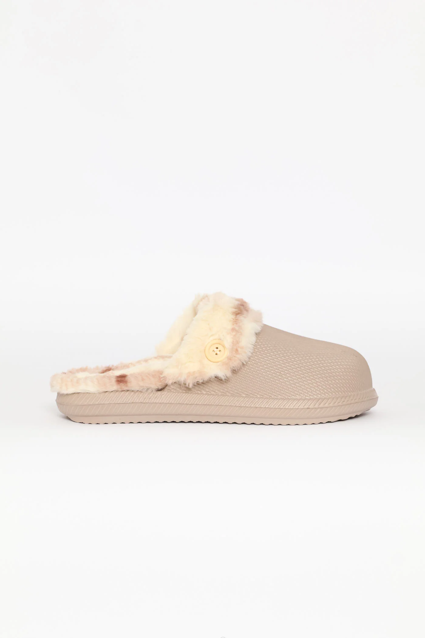 Printed Lined Closed Toe Eva Clog Slipper - Blush - Image 3