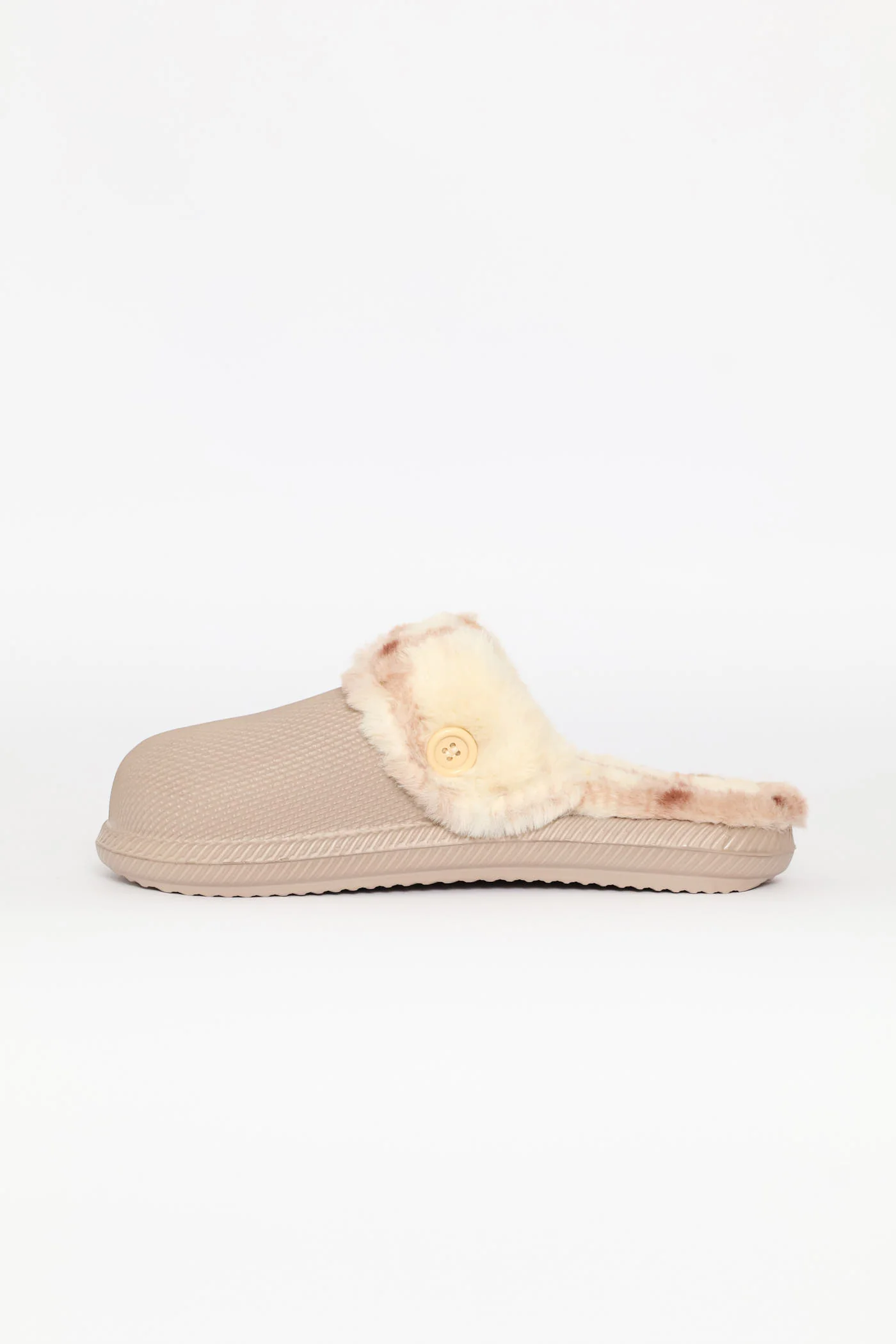 Printed Lined Closed Toe Eva Clog Slipper - Blush - Image 4