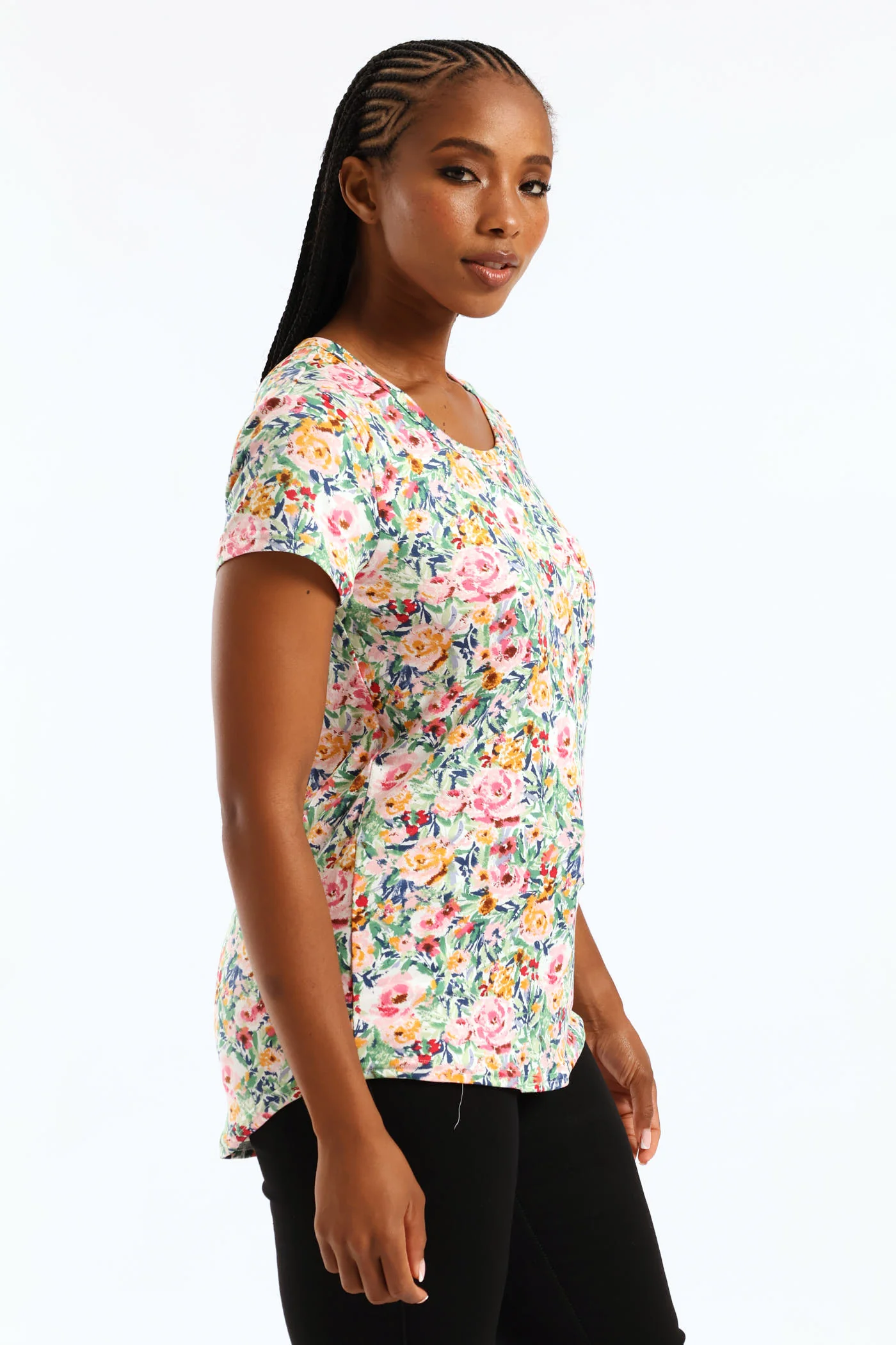 Printed Pocket Tee - Multi - Image 3