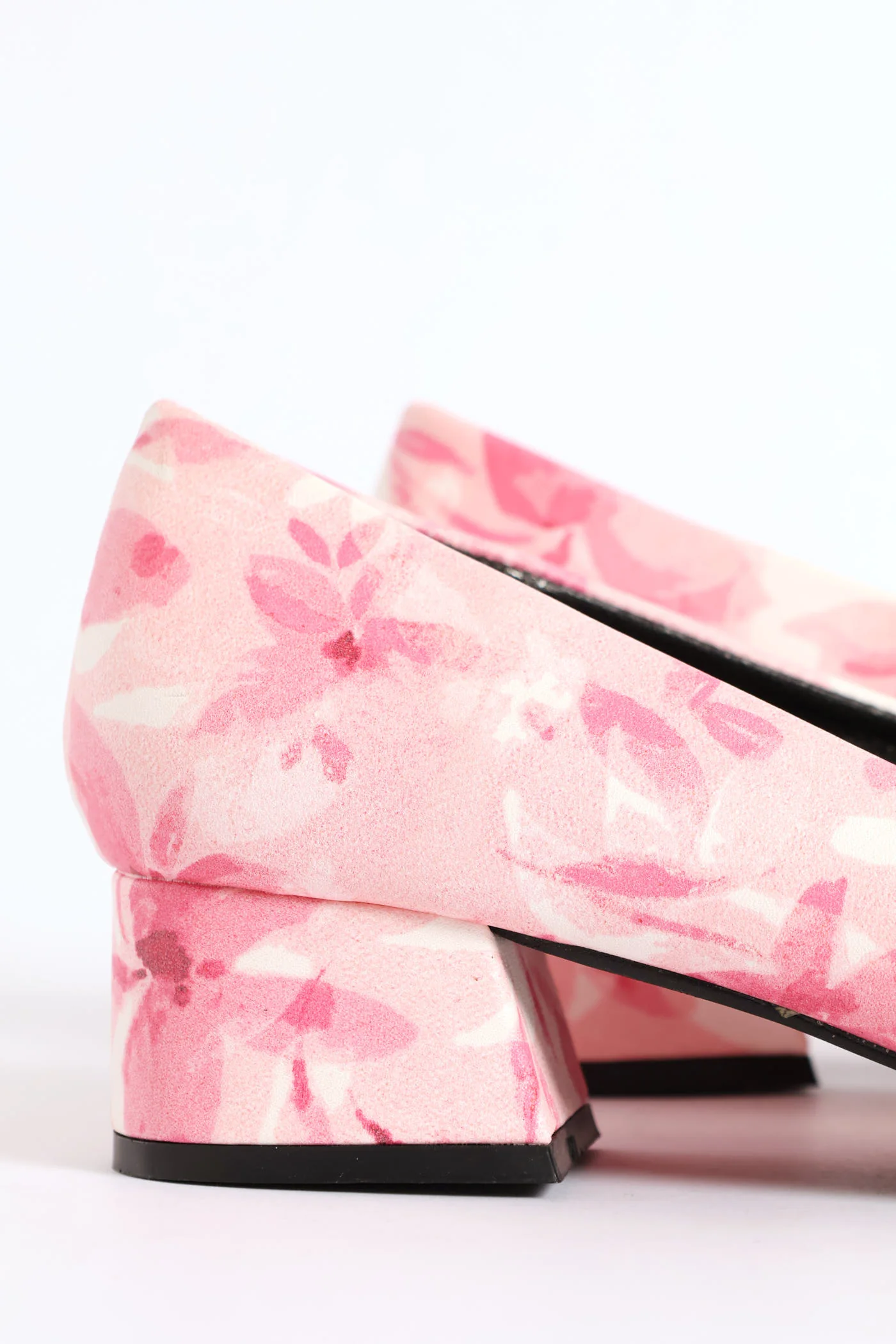Printed Square Toe Heel - Multi - Image 2