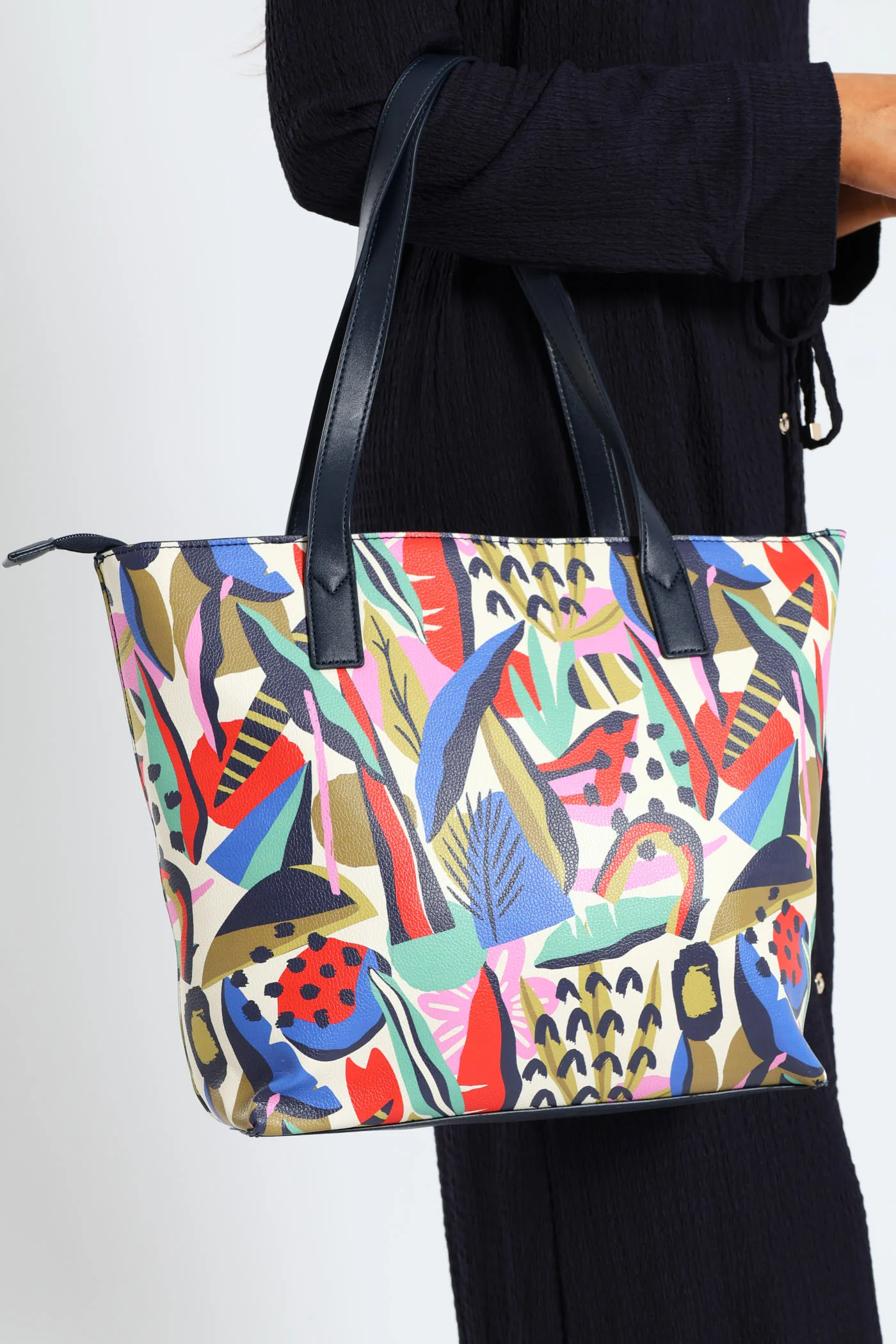 Printed Tote Bag - Multi - Image 3
