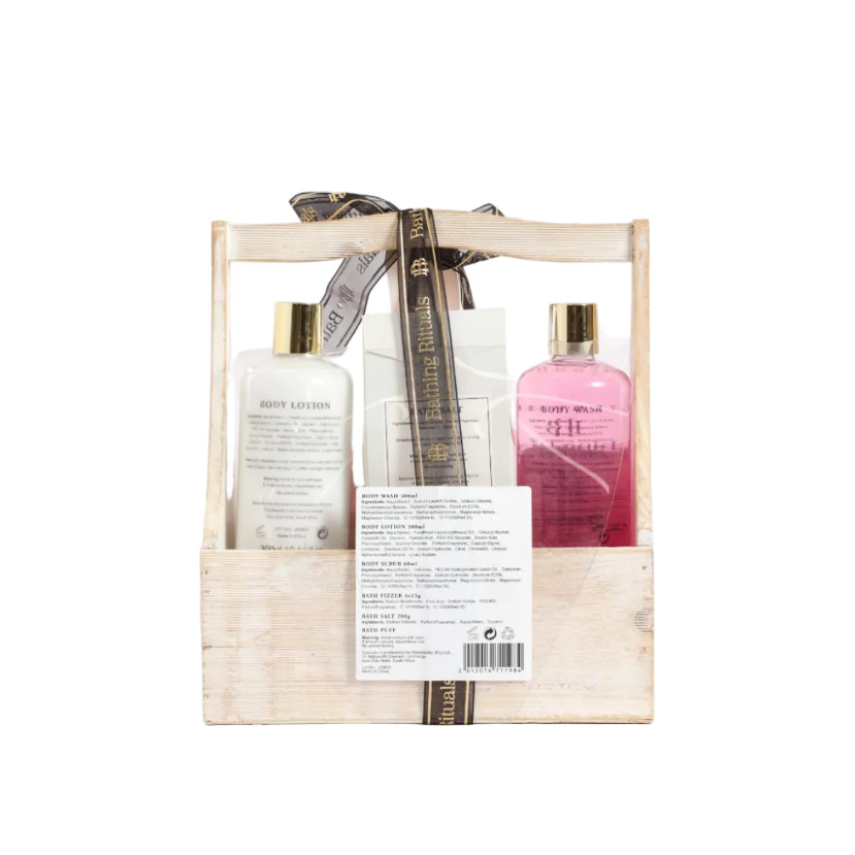 Belle & Whistle Jasmine & Sweet Tangerine Wooden Crate Gift Set - Image 2