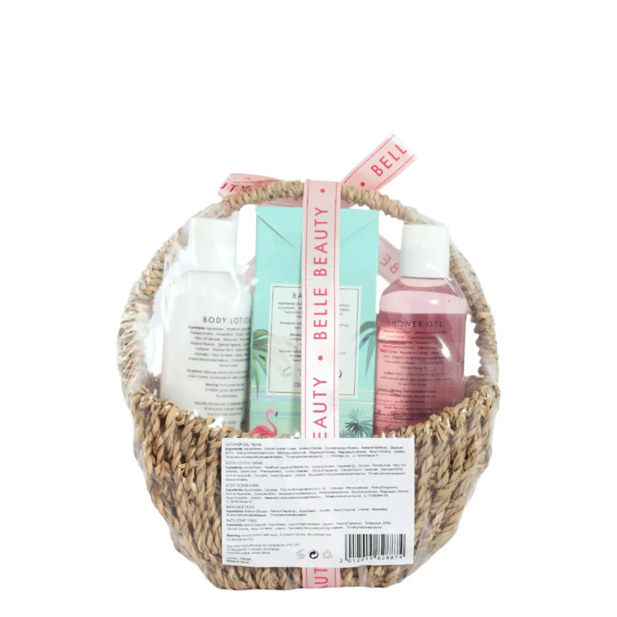 Belle Beauty Straw Basket Gift Set - Image 4