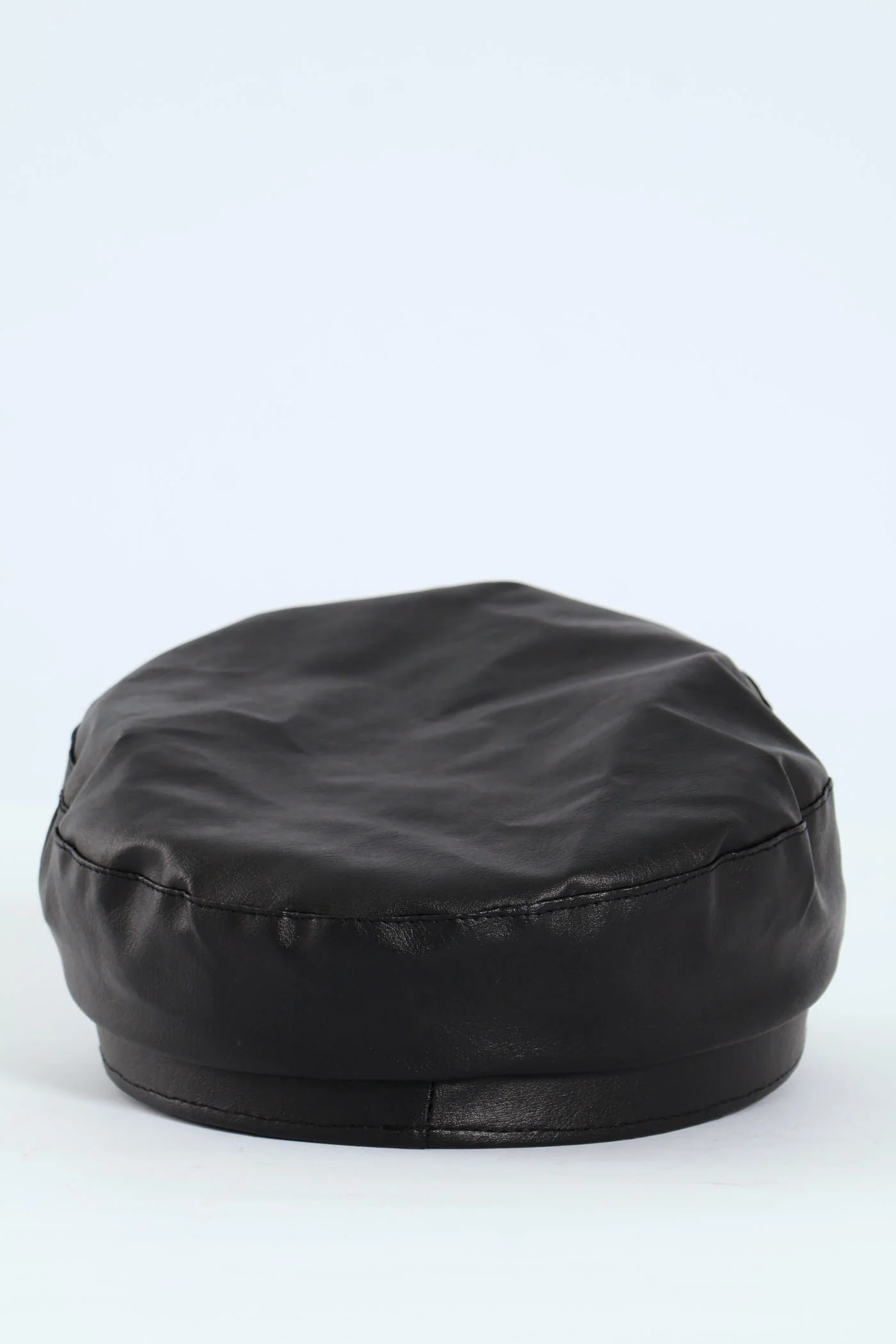 Pu Bakerboy Hat - Black - Image 3