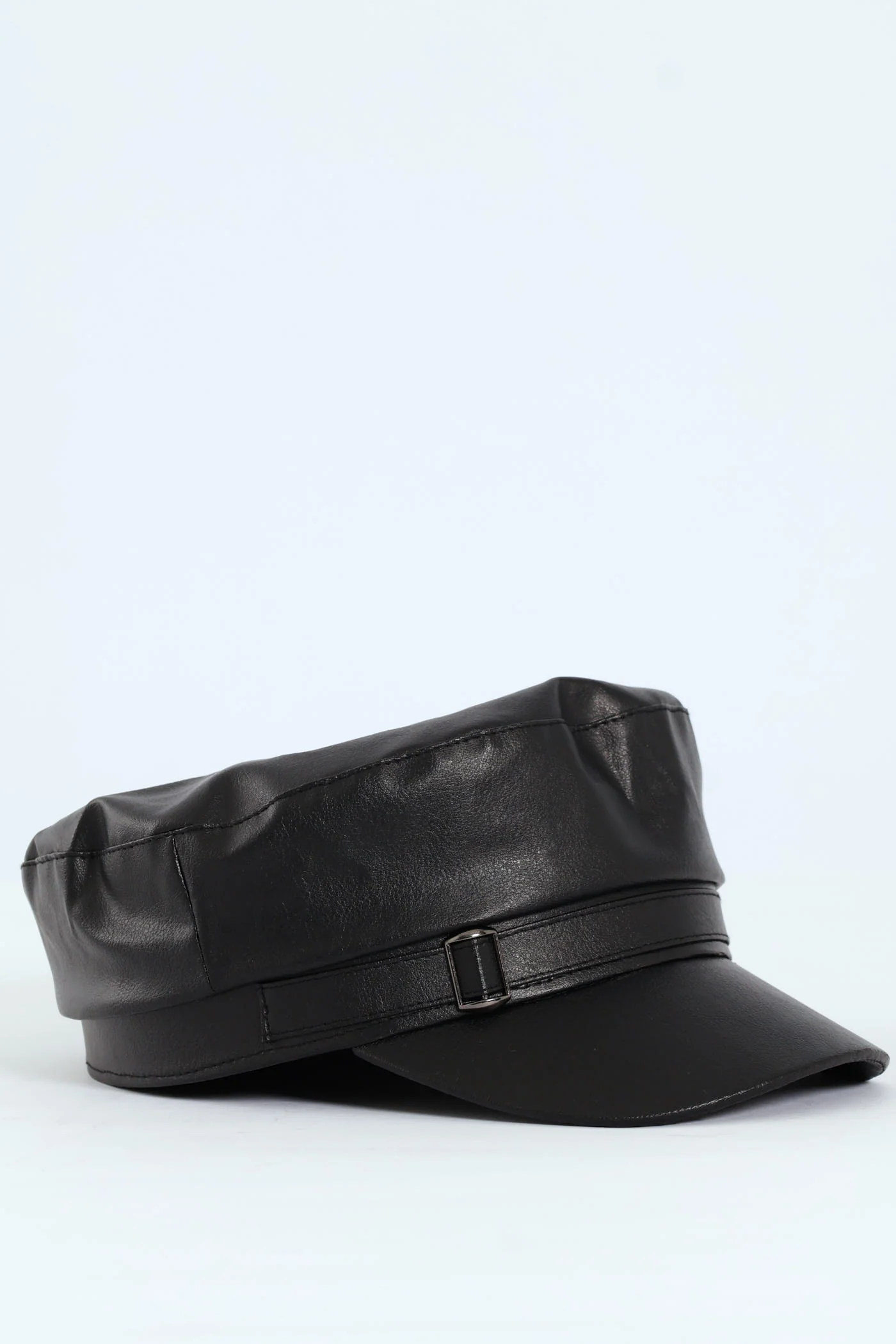 Pu Bakerboy Hat - Black - Image 4