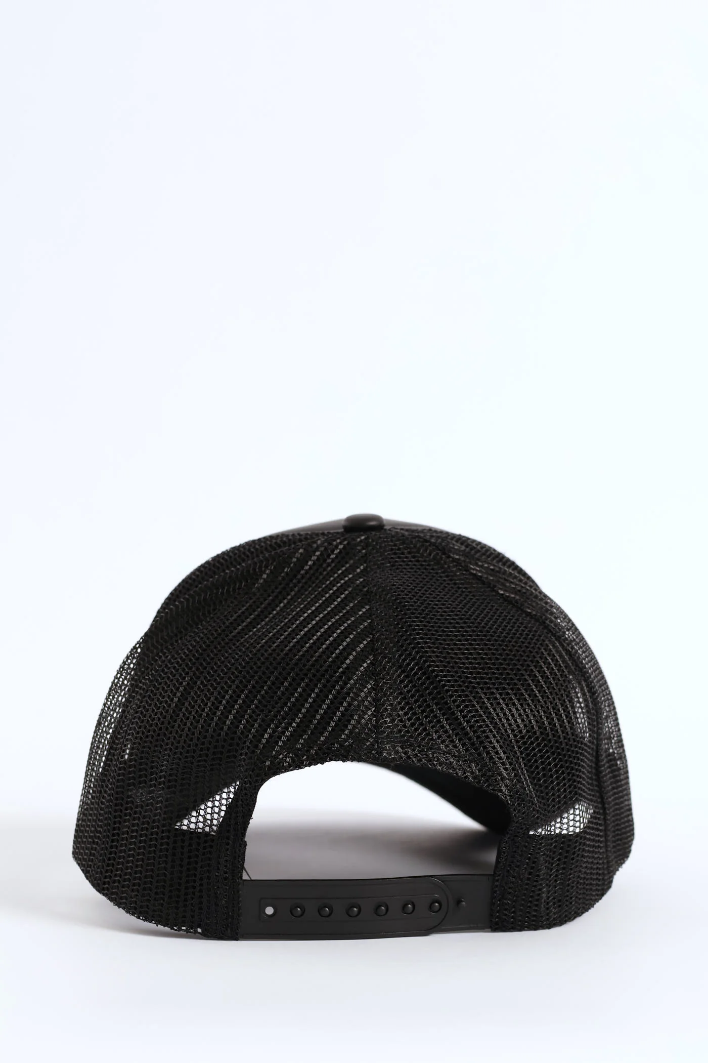 Pu Trucker Cap - Black - Image 2