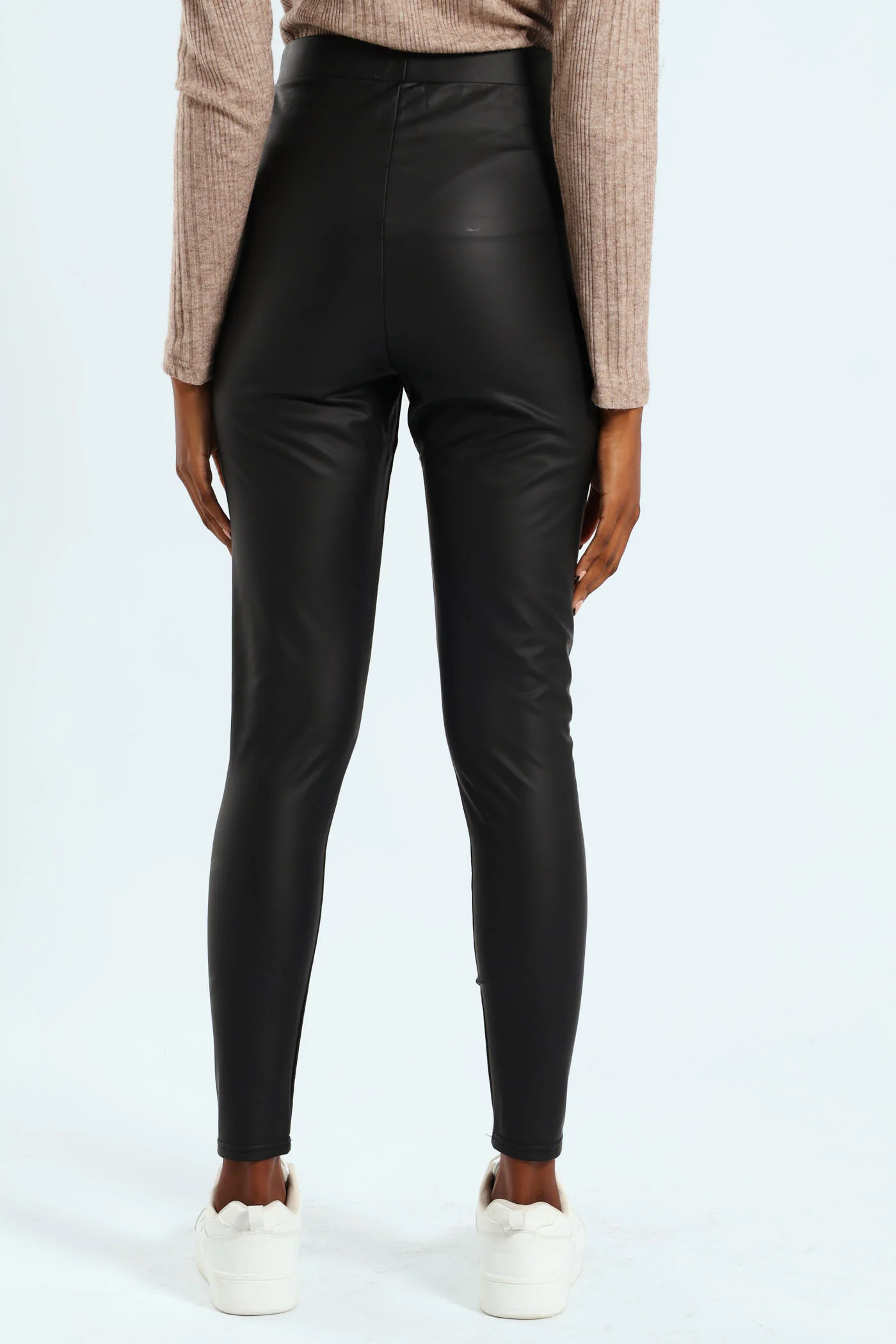 PU Legging - Black - Image 2