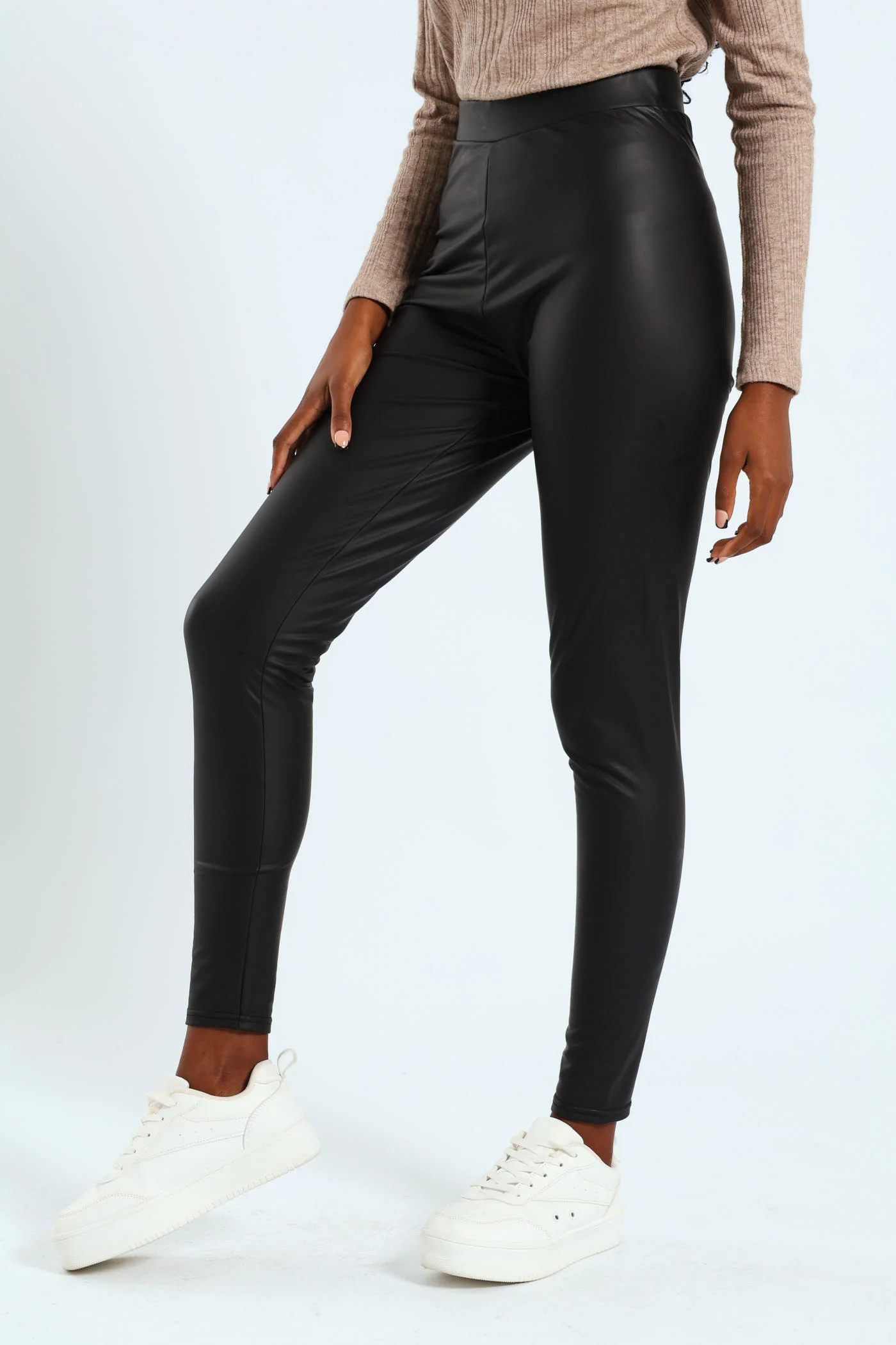 PU Legging - Black - Image 3