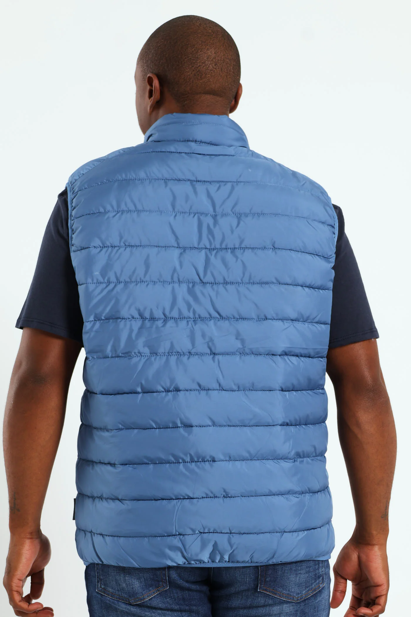Puffer Gilet - Steel Blue - Image 11