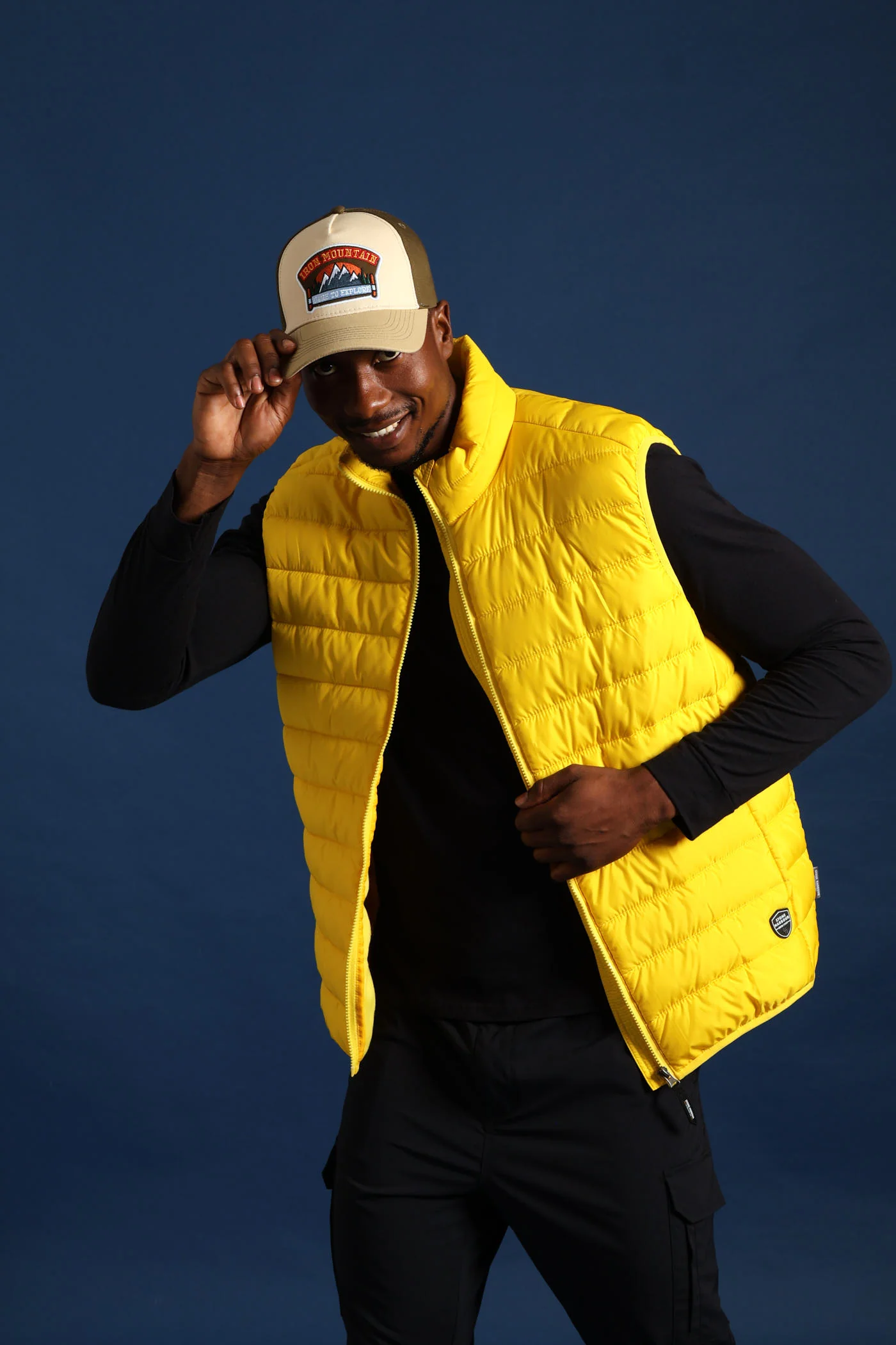Puffer Gilet - Yellow - Image 3