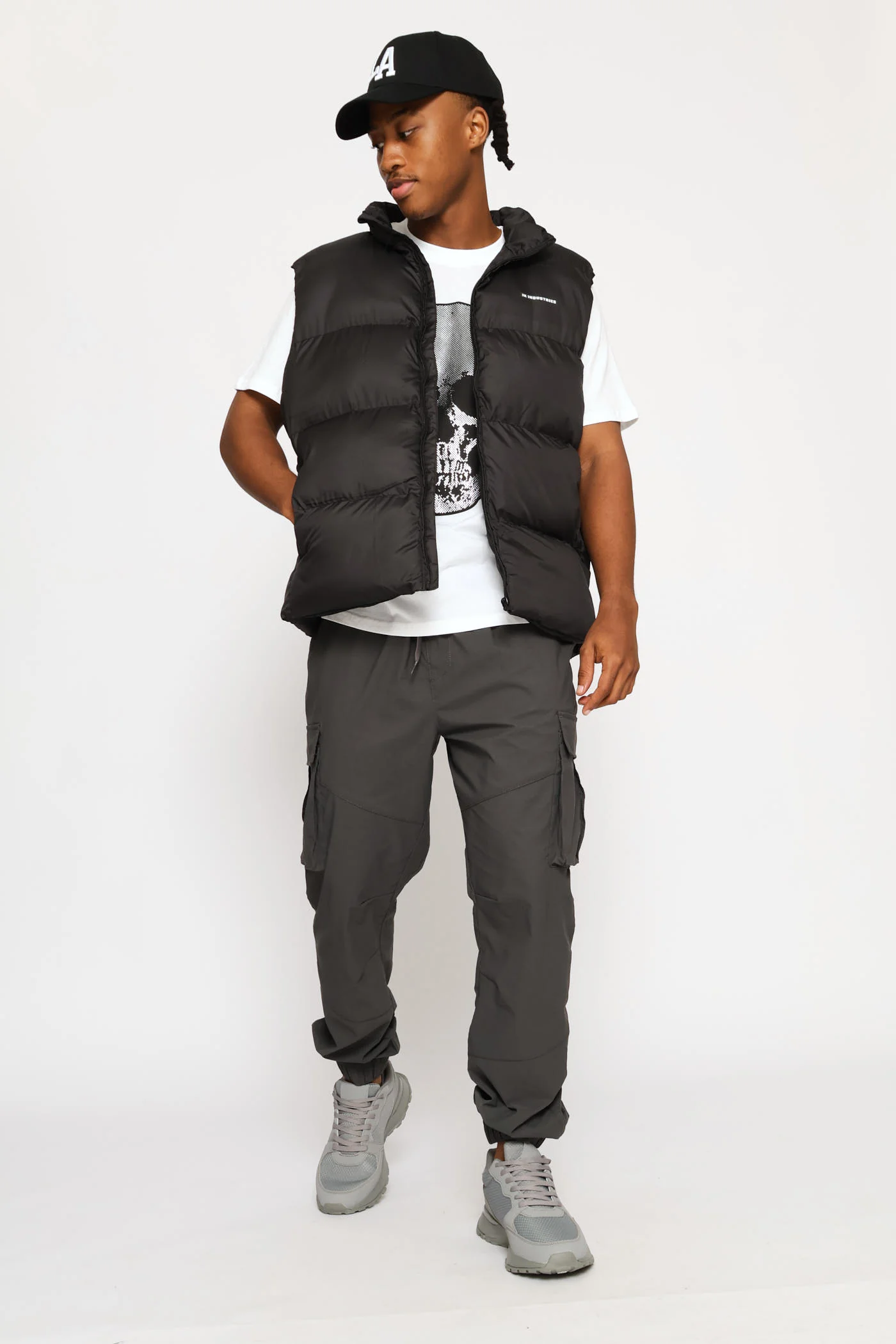 Puffer Gillet - Black - Image 4