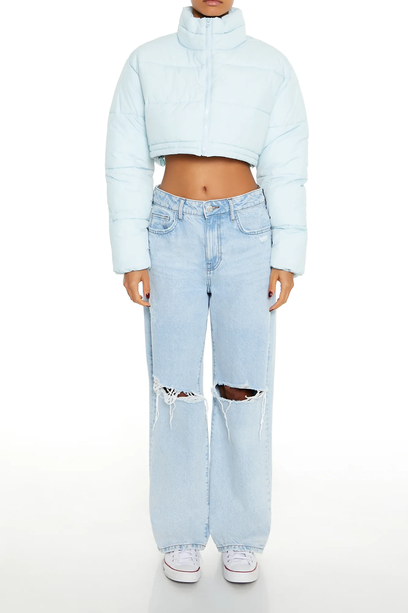 Puffer Jacket - Aqua - Image 5