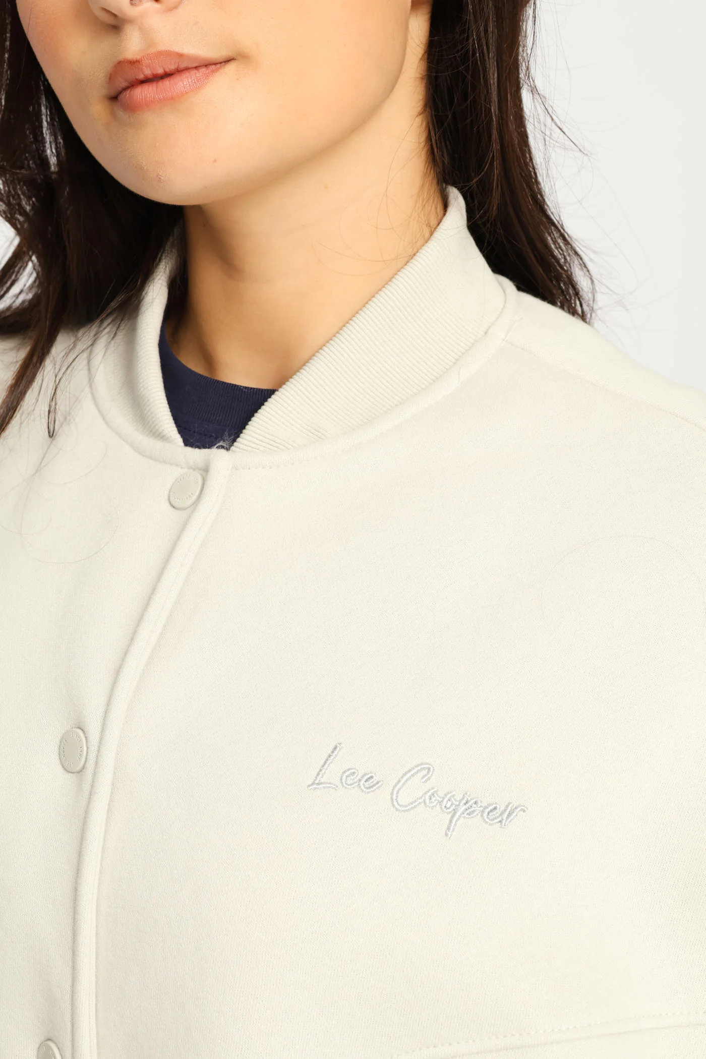 Puffy Oversized Jacket - Cream - Image 2